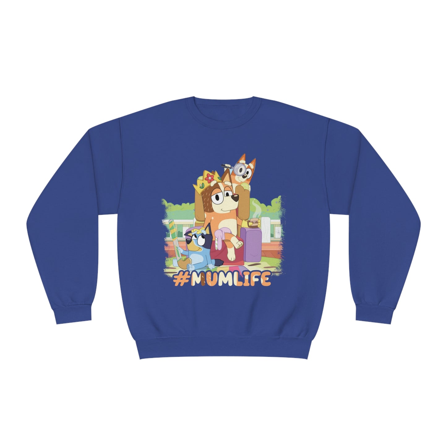 #Mumlife Bluey Crewneck Sweatshirt
