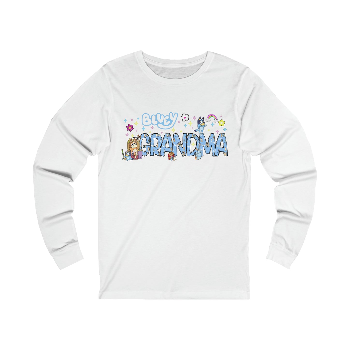 Bluey - Grandma Daily Affirmations Long Sleeve Tshirt
