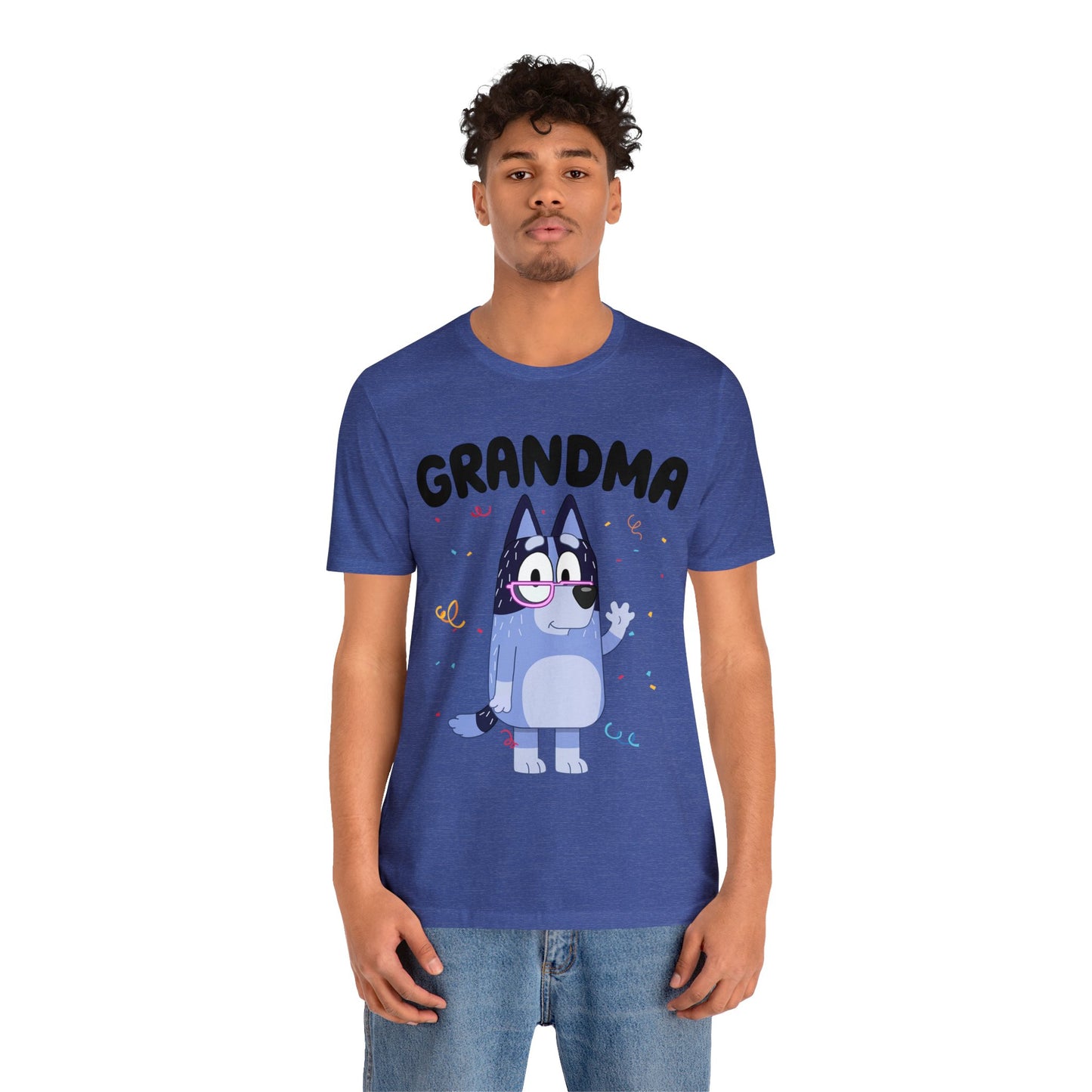 Grandma Bluey Birthday short sleeve Tshirt