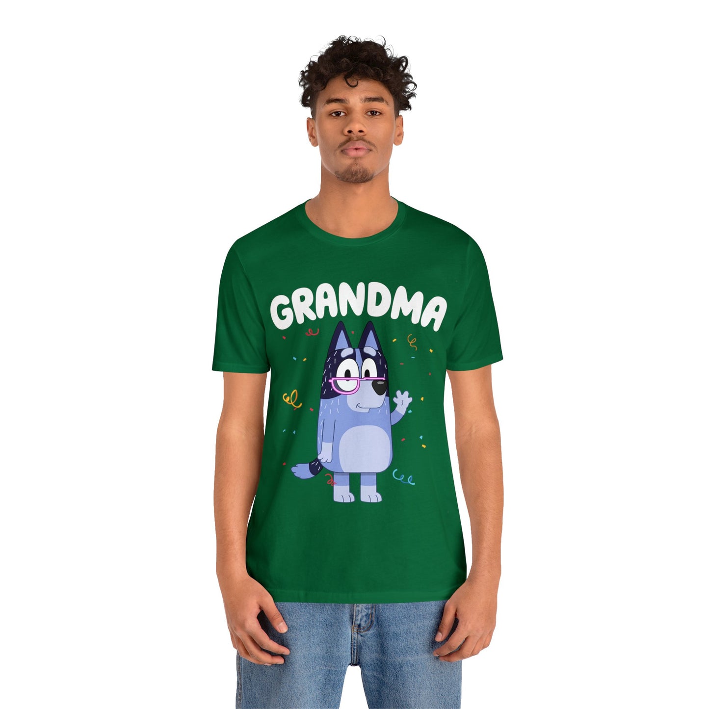 Grandma Bluey Birthday short sleeve Tshirt