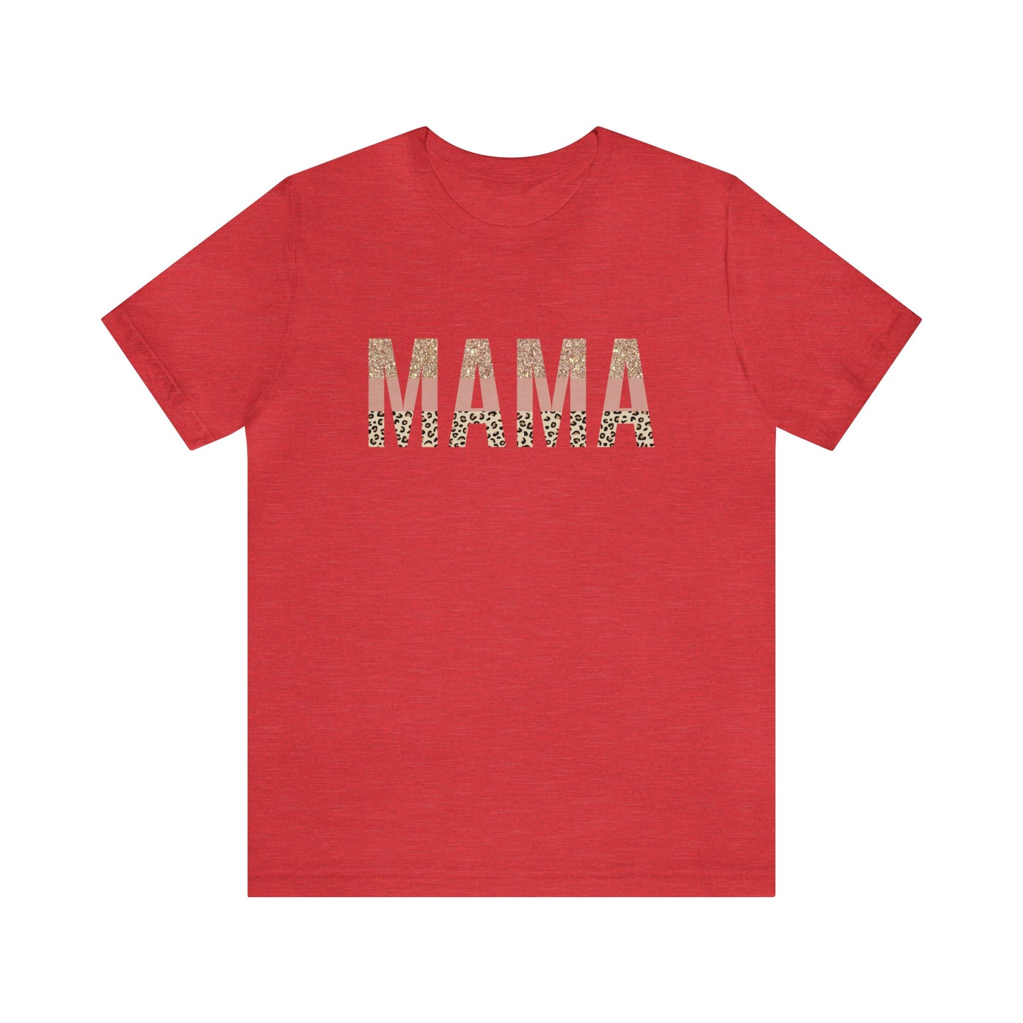 MAMA Leopard print short sleeve tshirt