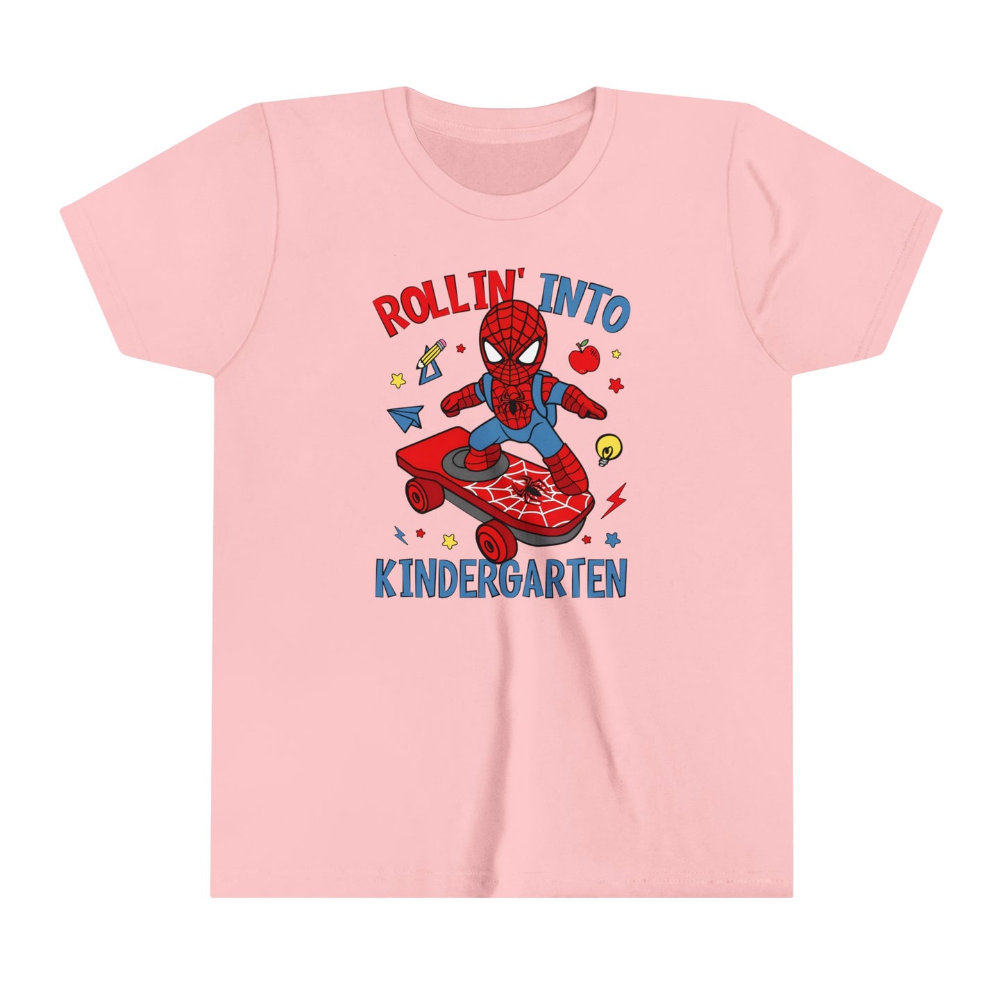 Rollin' Into Kindergarten Youth Short Sleeve Tee