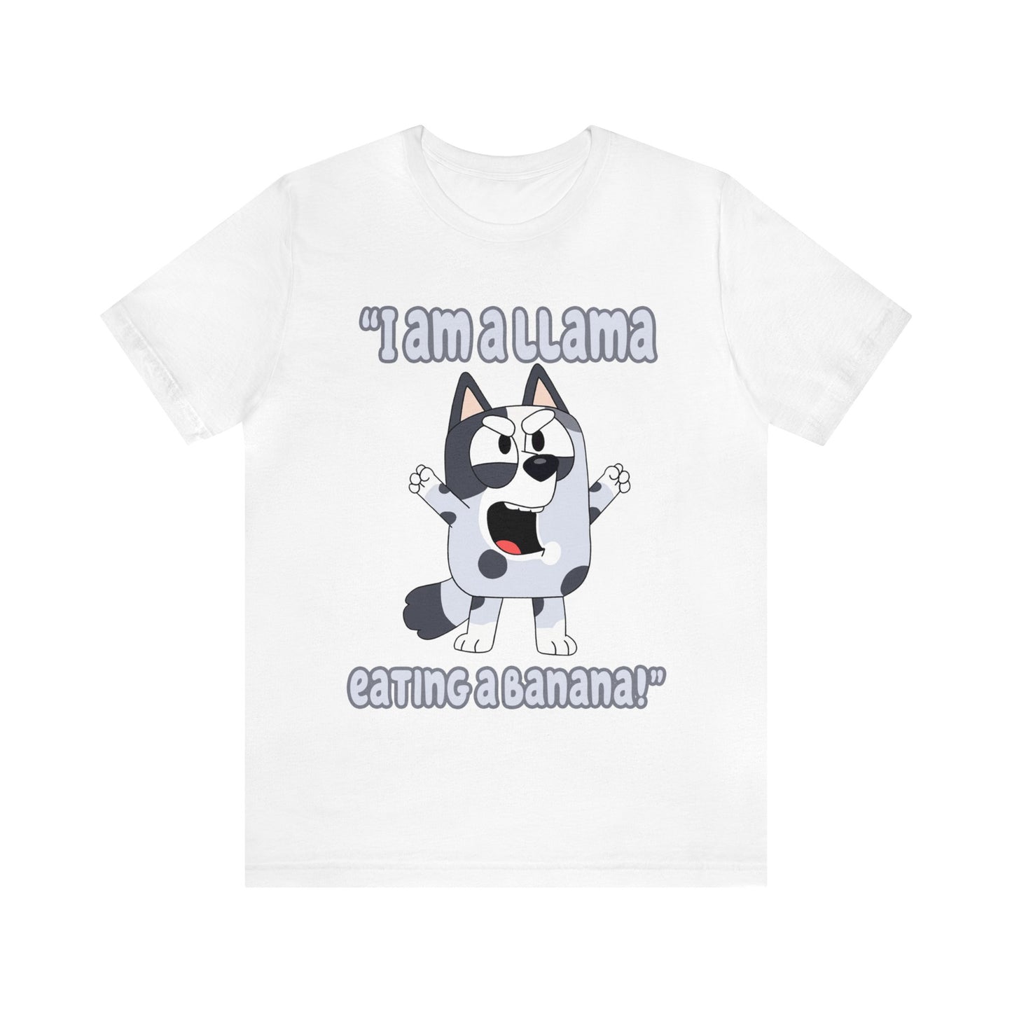 I am a llama eating a banana Short Sleeve Tshirt