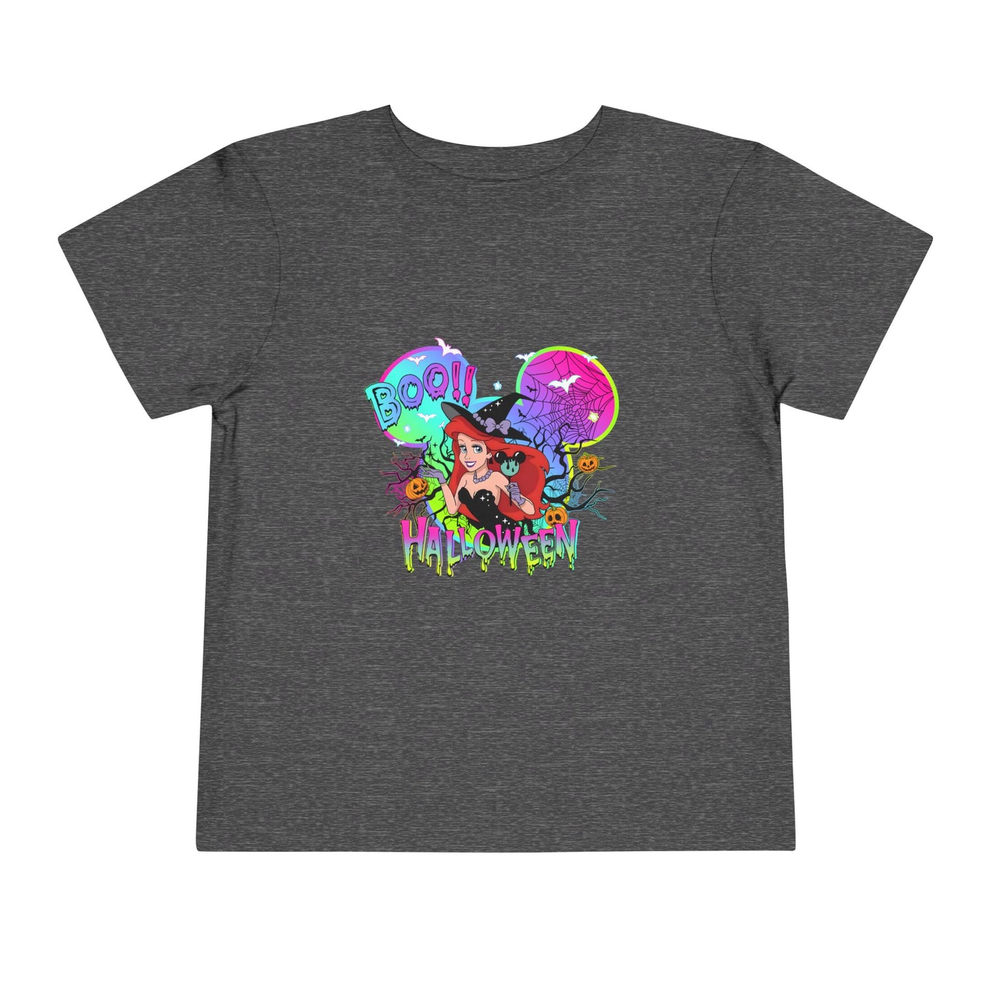 Ariel Boo! Halloween Toddler Short Sleeve Tee