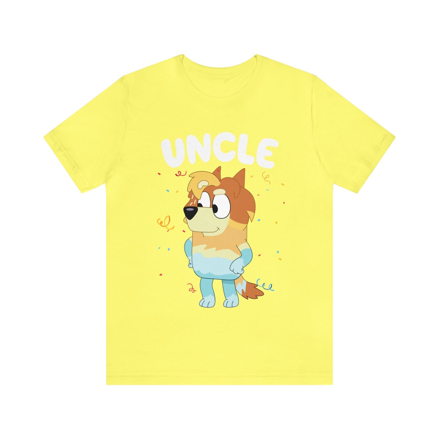 Uncle Bluey Birthday Short sleeve Tshirt