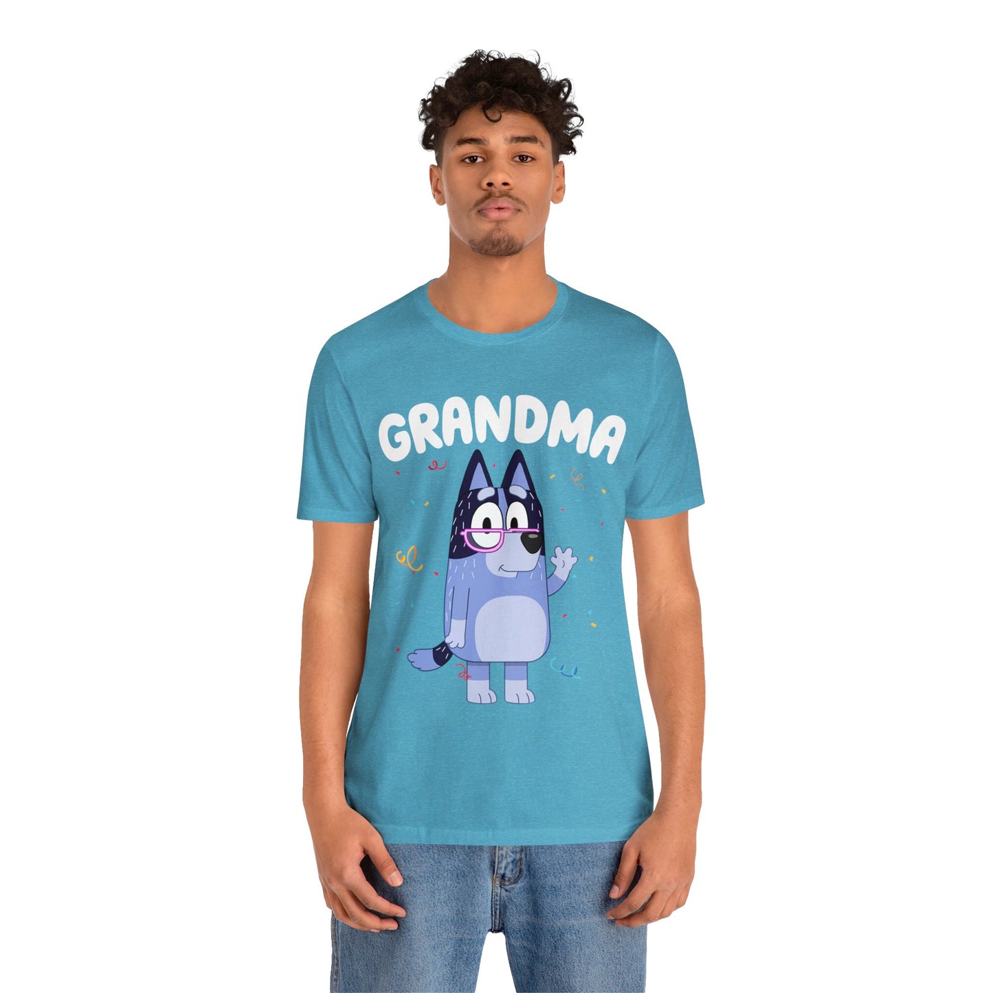 Grandma Bluey Birthday short sleeve Tshirt