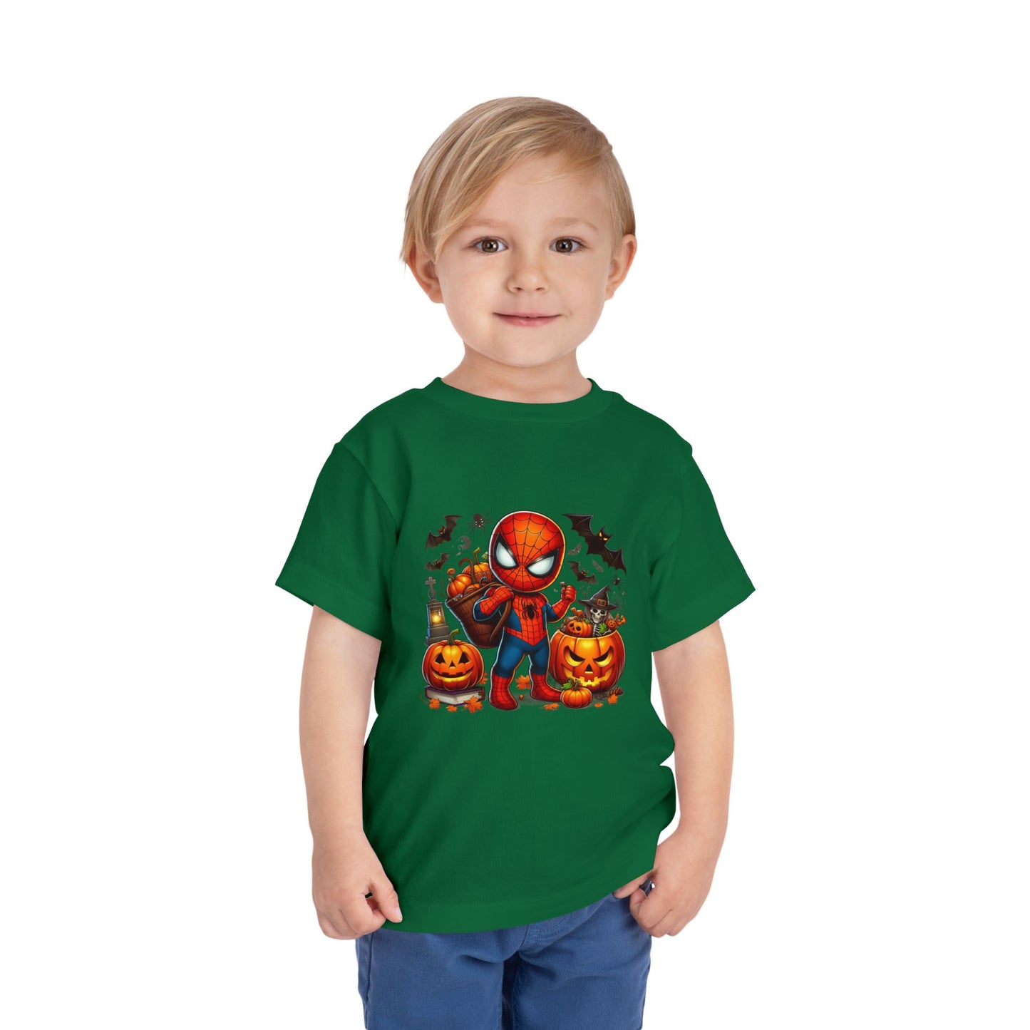 Spiderman Trick or Treat Toddler Short Sleeve Tee