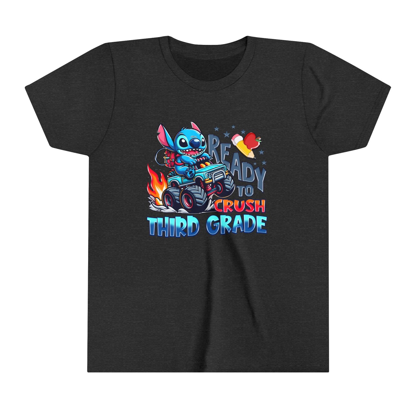 Ready to Crush Third Grade Youth Short Sleeve Tee