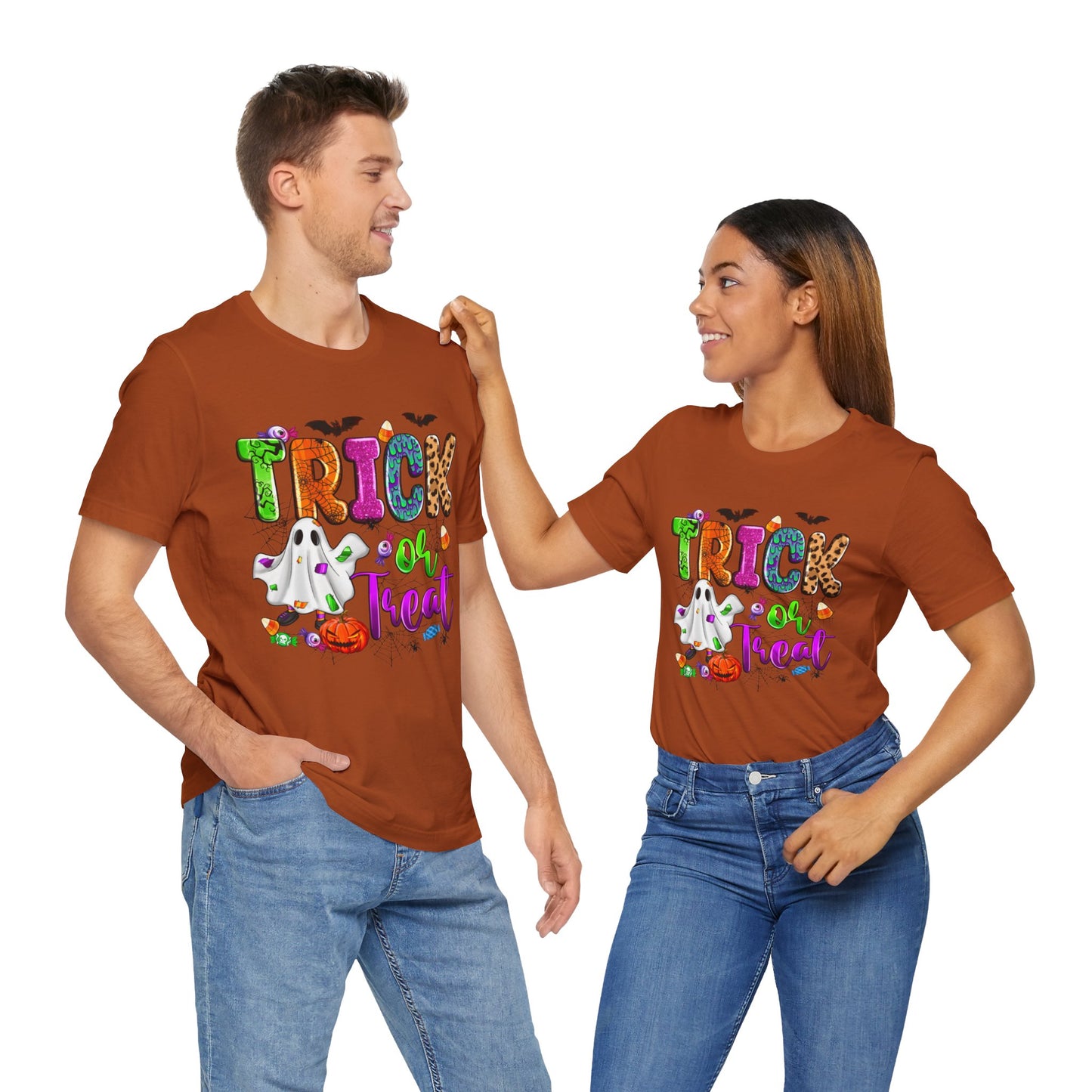Trick or treat Jersey Short Sleeve Tee