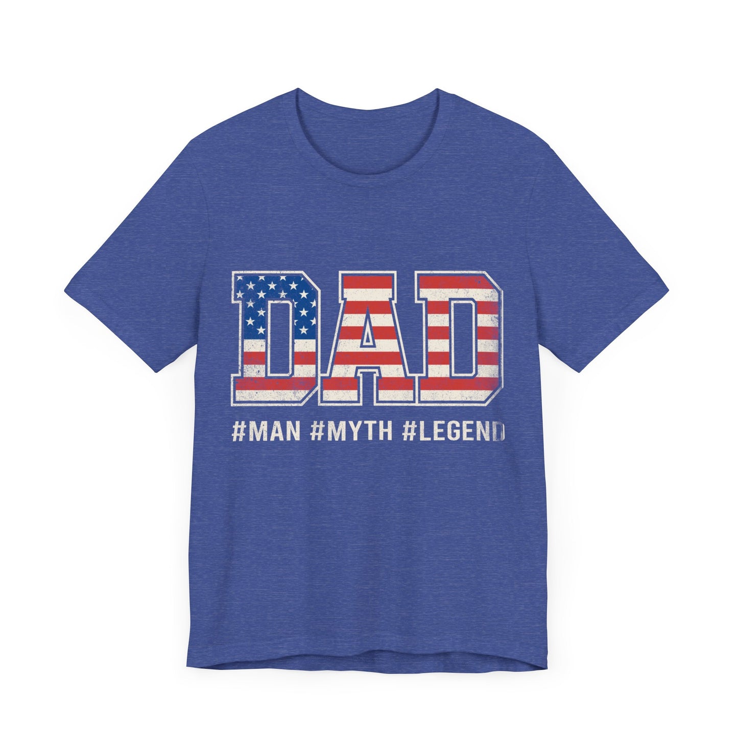 DAD The Man. The Myth. The Legend Jersey Short Sleeve Tee