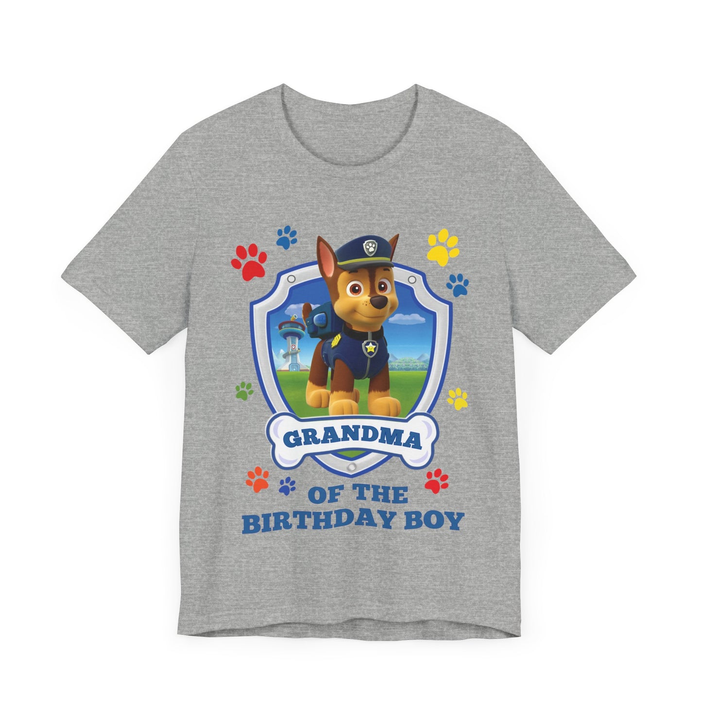 Grandma of the Birthday Boy Jersey Short Sleeve Tee