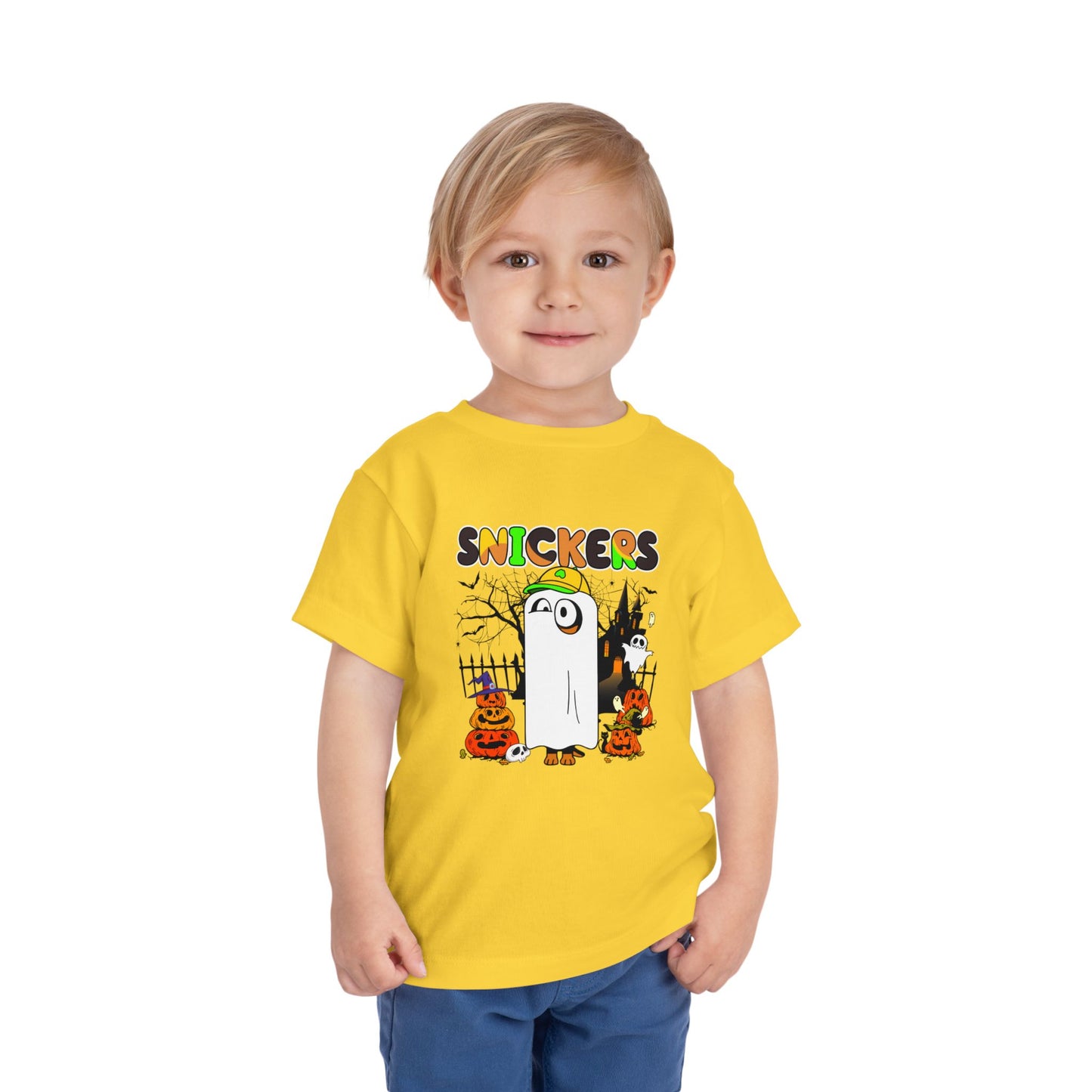 Snickers Ghost Toddler Short Sleeve Tee