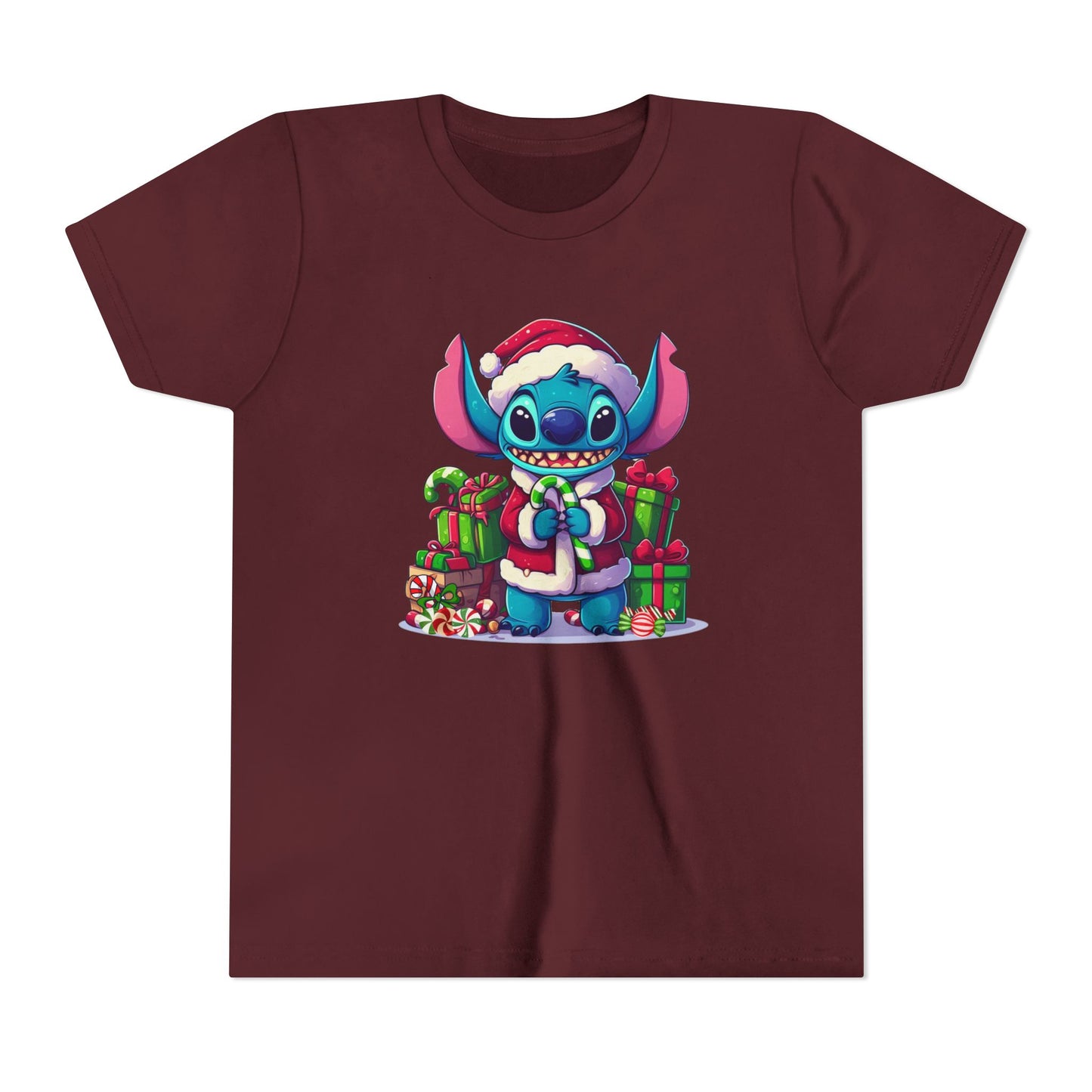 Christmas-Stitch Youth Short Sleeve Tee