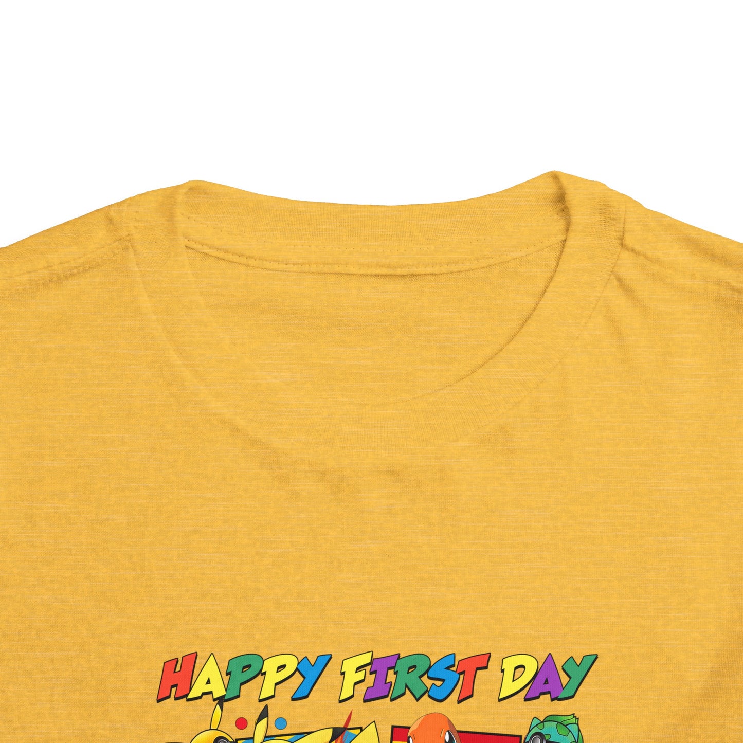 Happy First Day of School Toddler Short Sleeve Tee