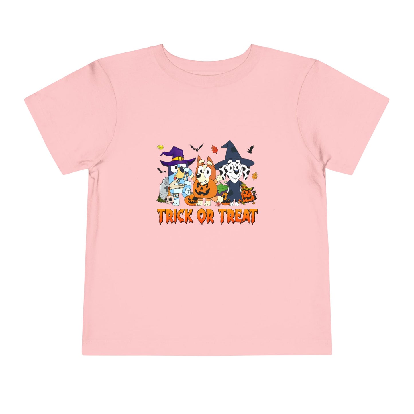 Bluey-Bingo-Chloe Trick or Treat Toddler Short Sleeve Tee