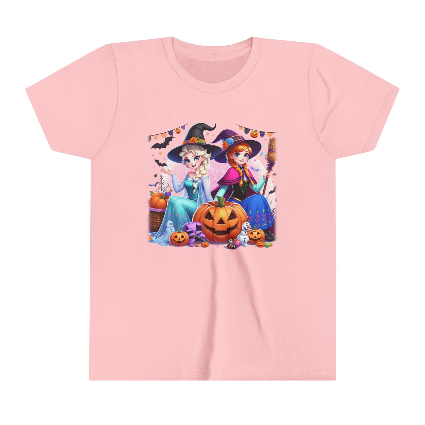 Elsa & Anna Youth Short Sleeve Tee