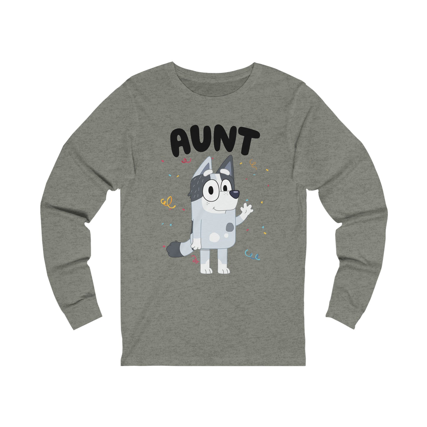 Aunt Bluey Birthday long sleeve Tshirt