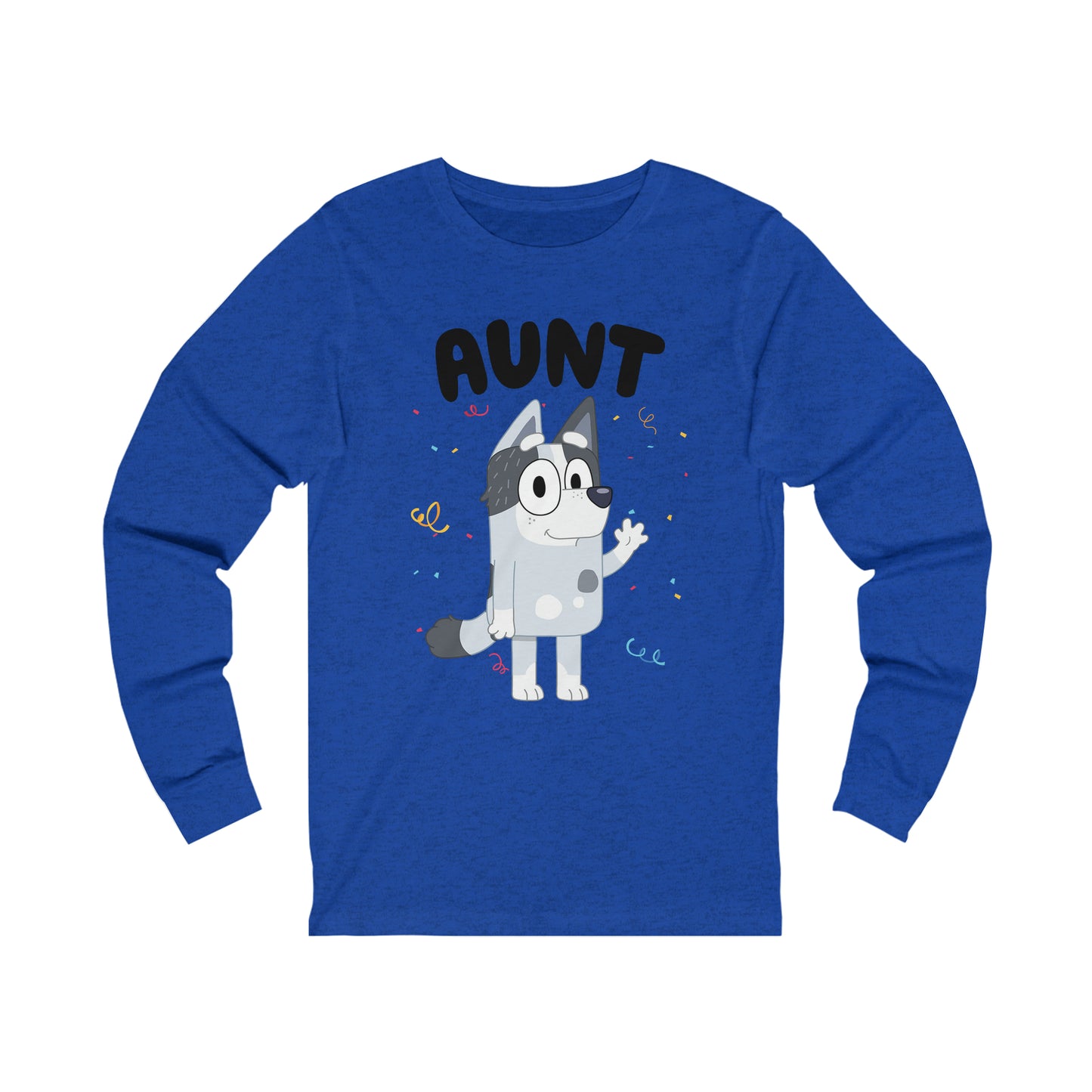 Aunt Bluey Birthday long sleeve Tshirt