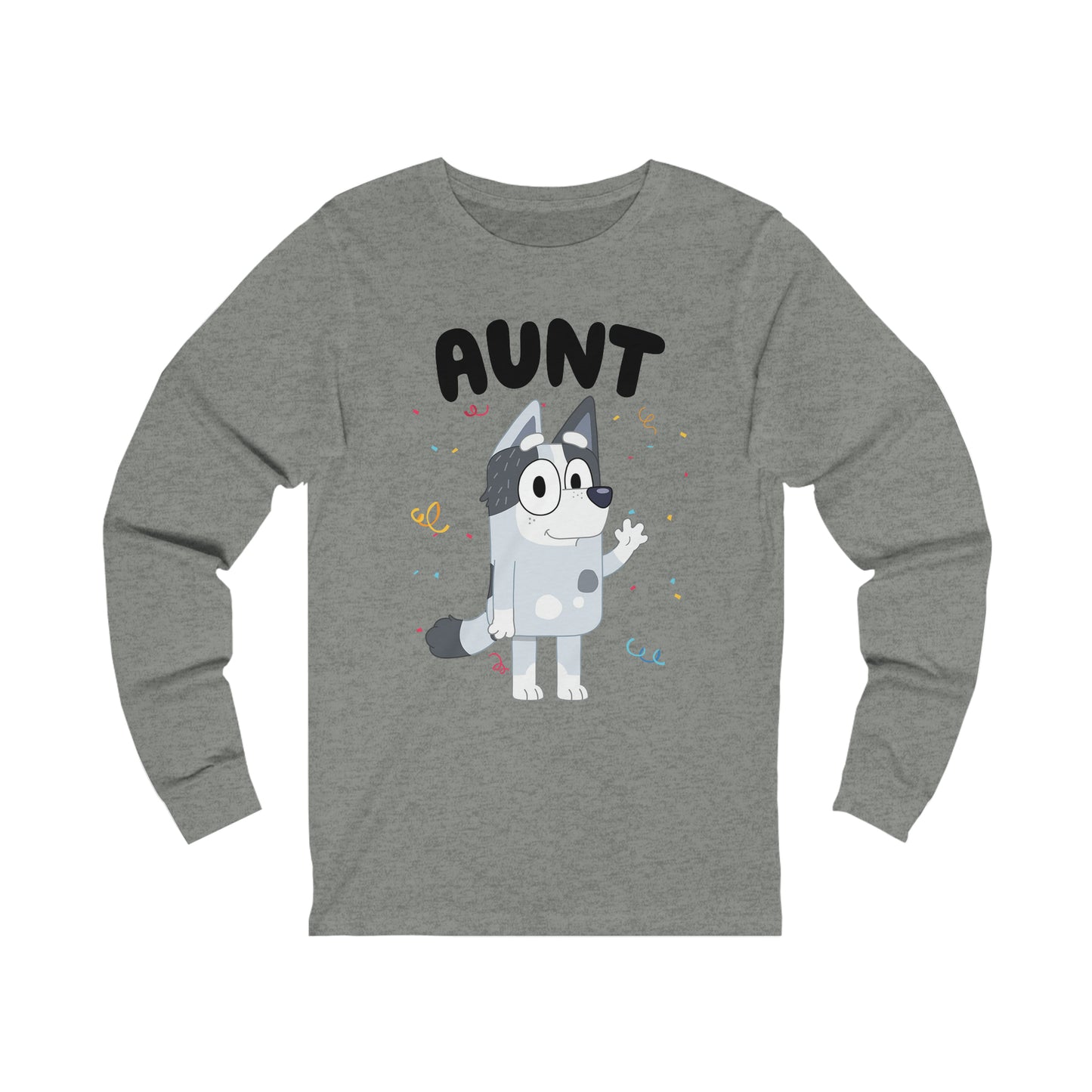 Aunt Bluey Birthday long sleeve Tshirt