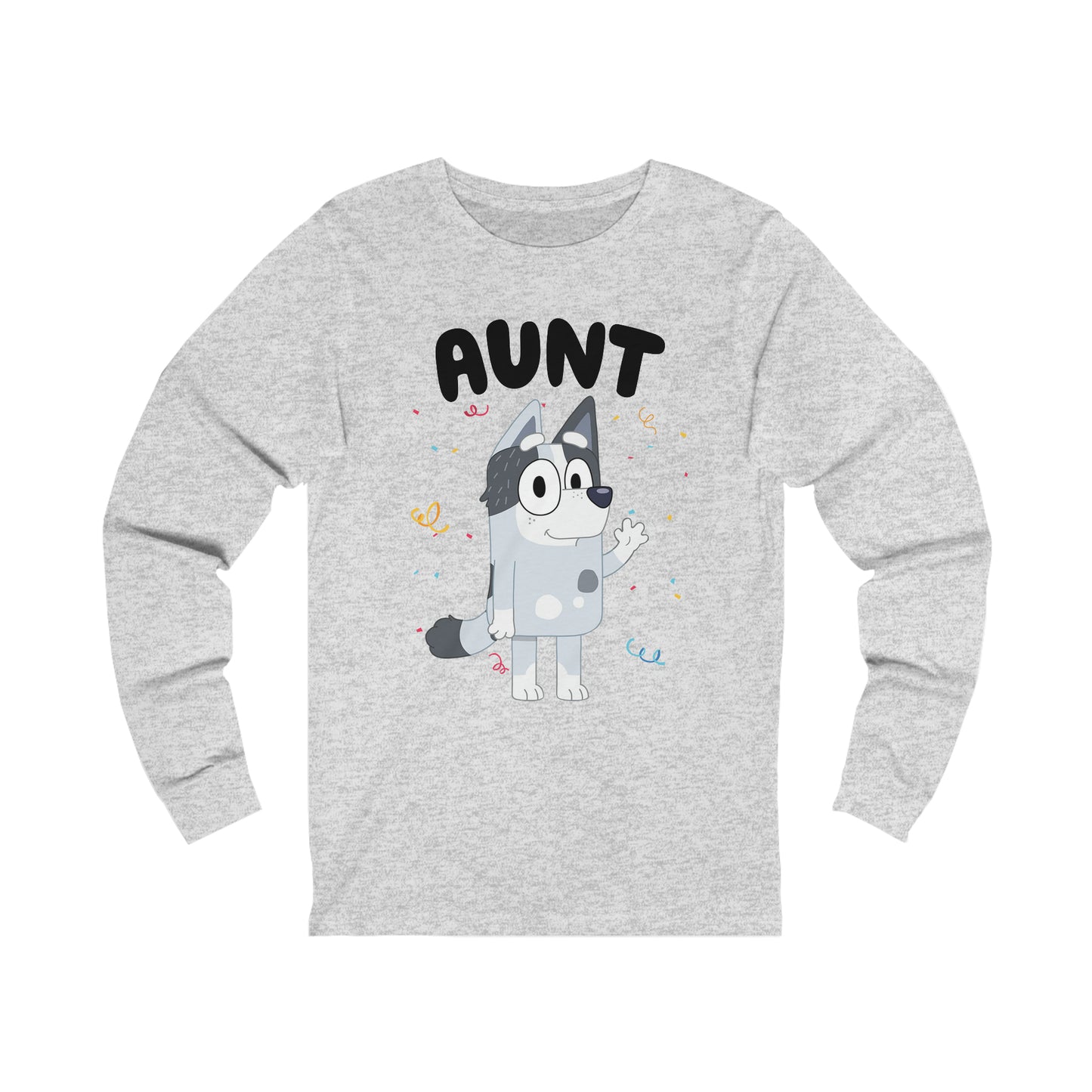 Aunt Bluey Birthday long sleeve Tshirt