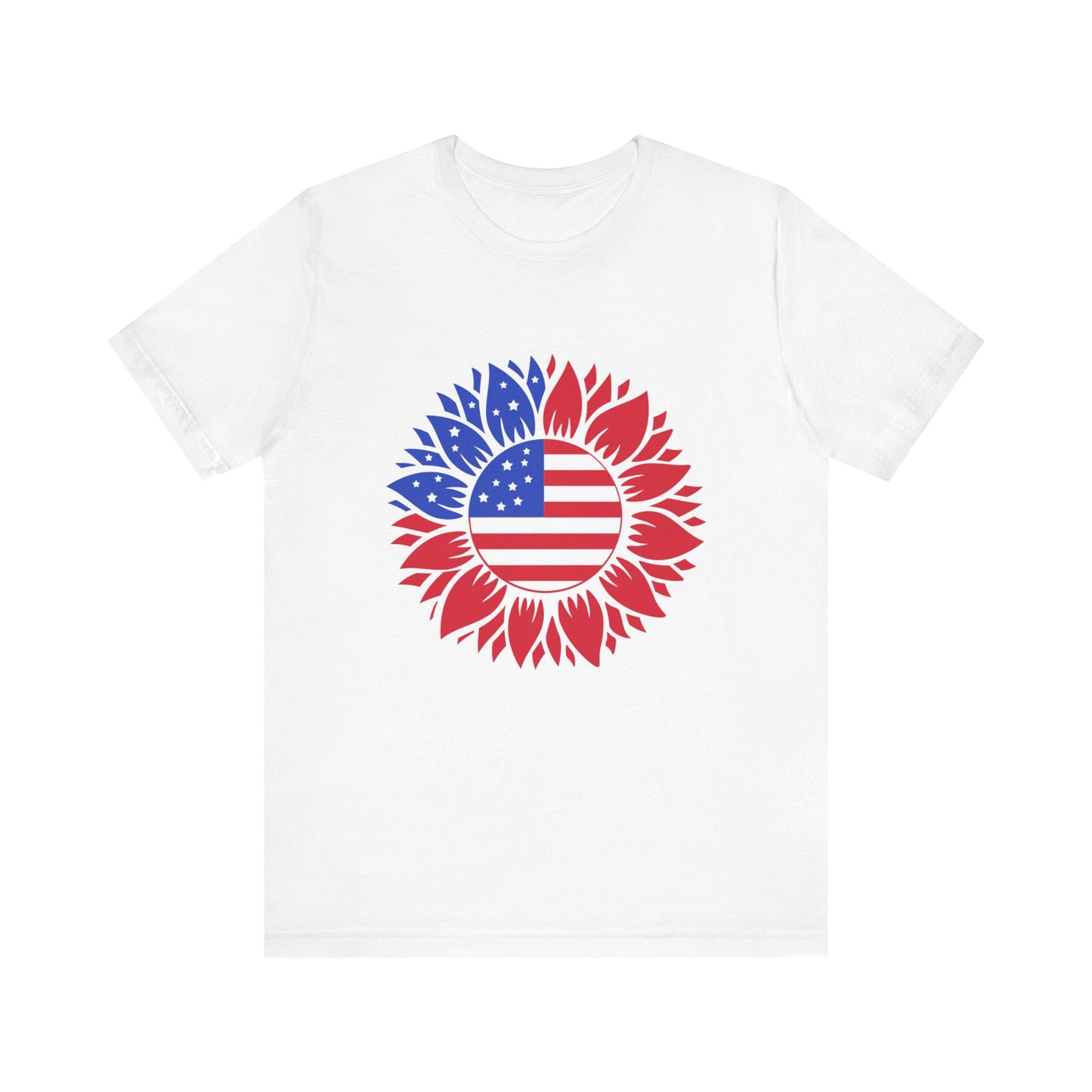 American Sunflower Jersey Short Sleeve Tee