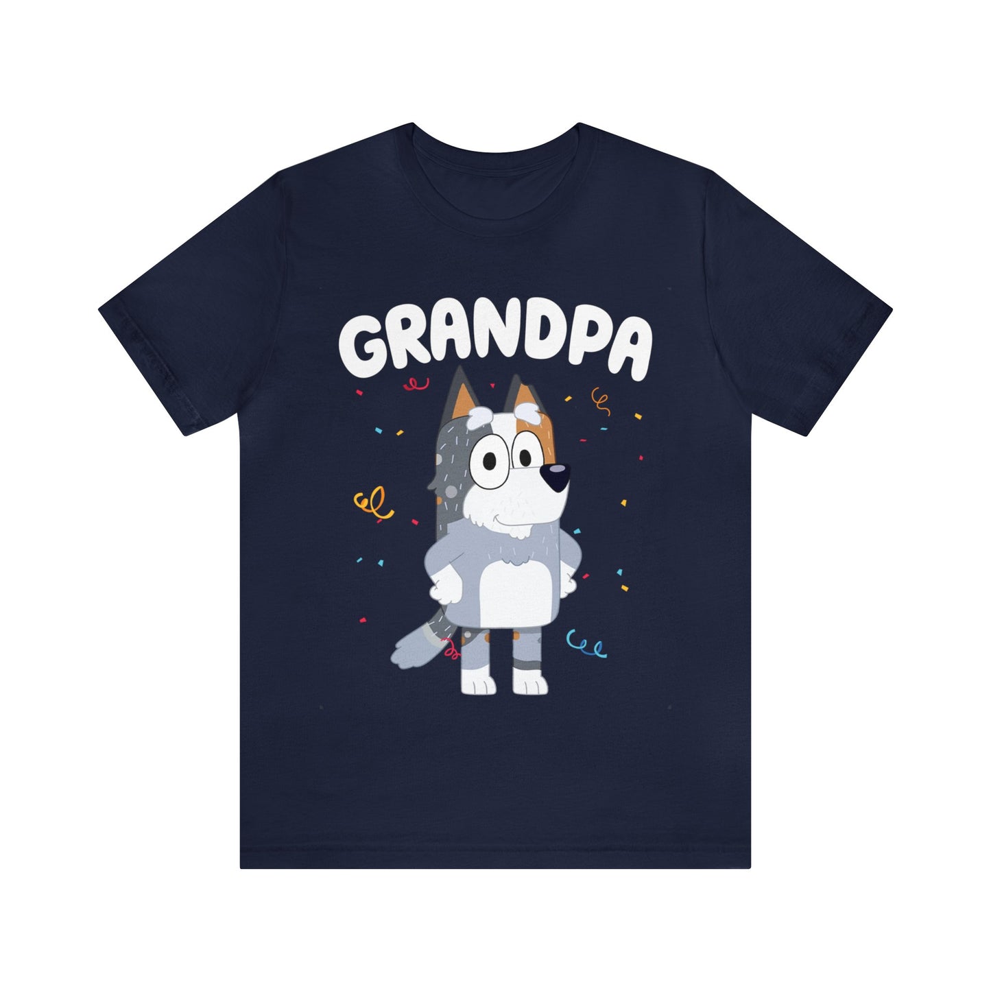 Grandpa Bluey Birthday Short sleeve Tshirt