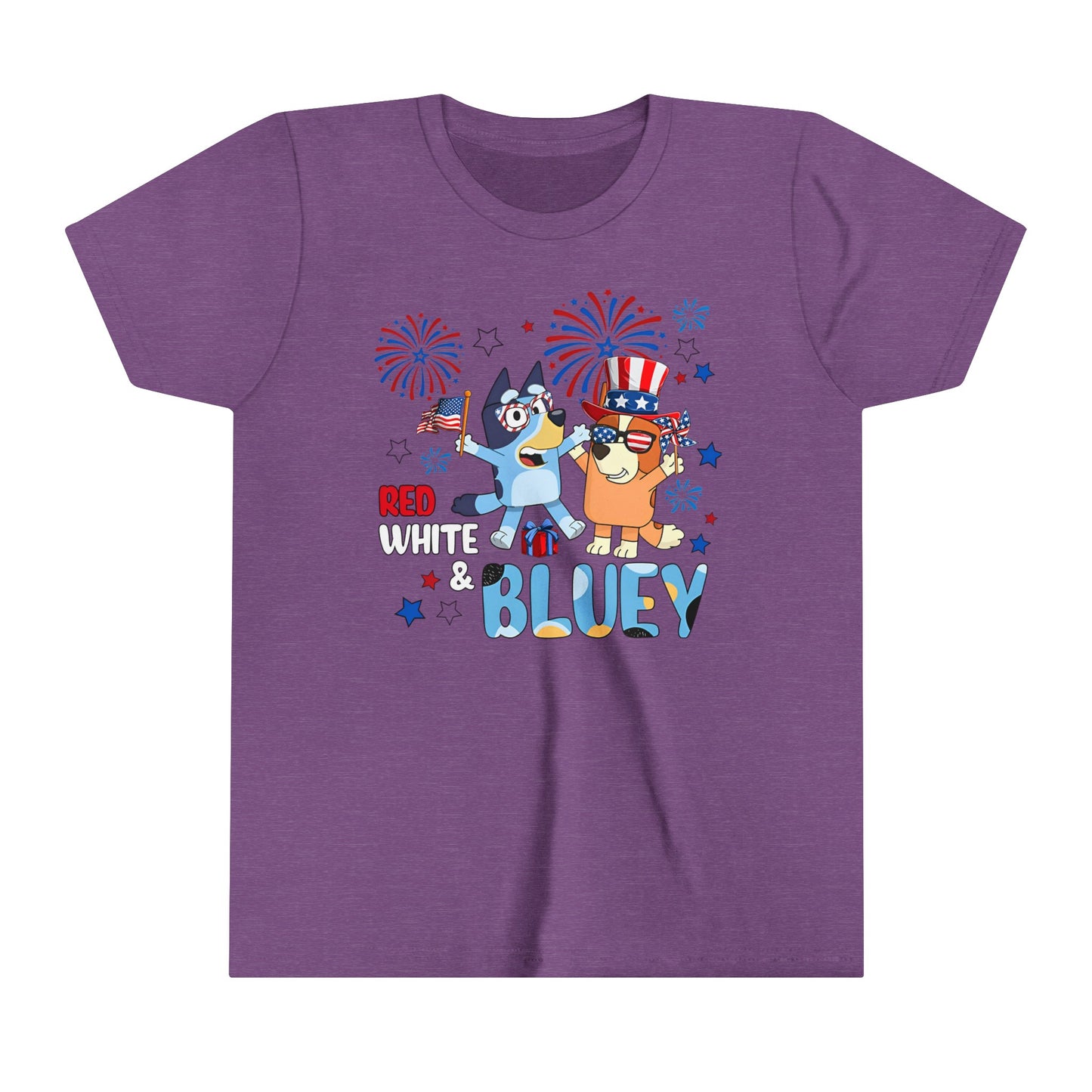 Red, white & Bluey Youth Short Sleeve Tee