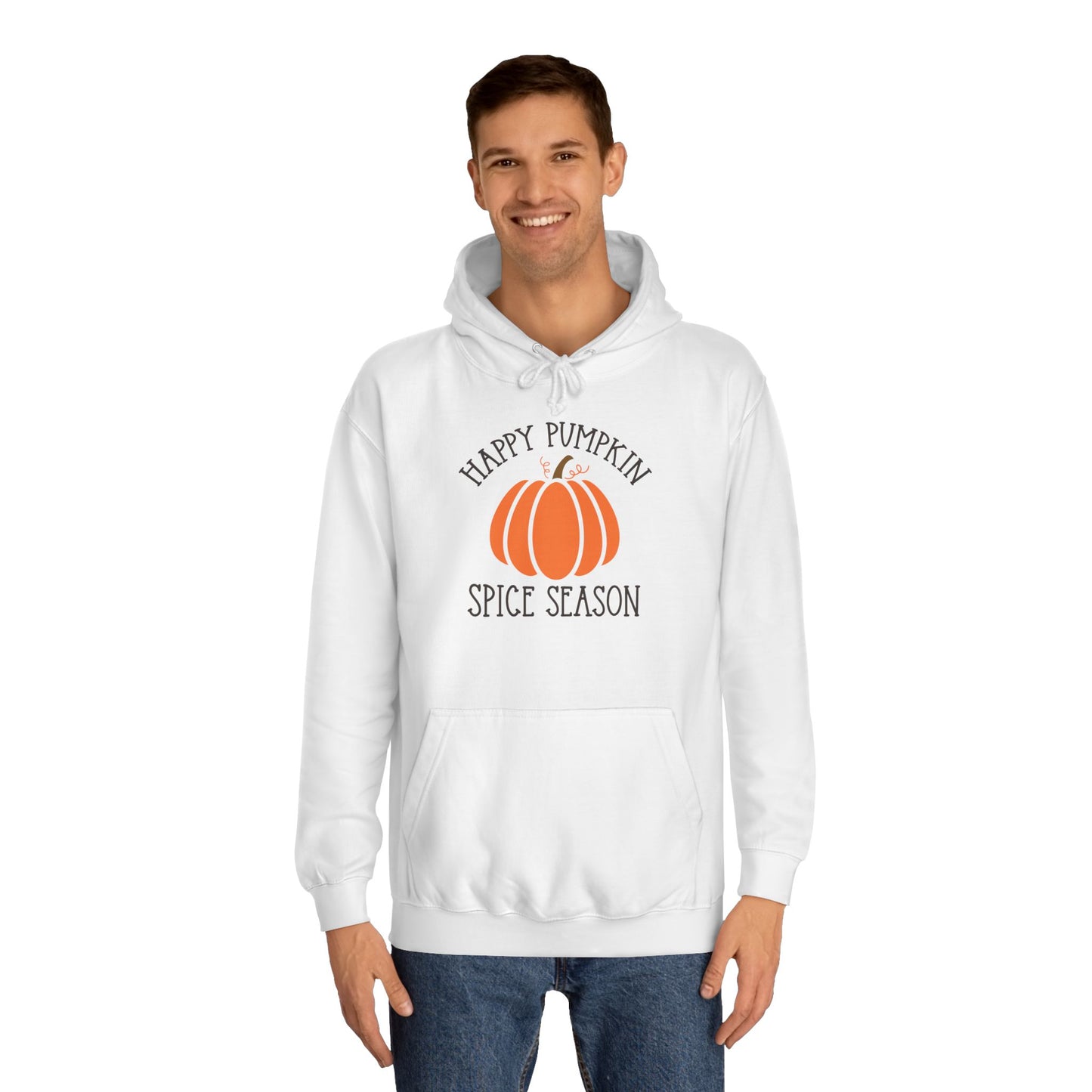 Happy Pumpkin Spice Season College Hoodie