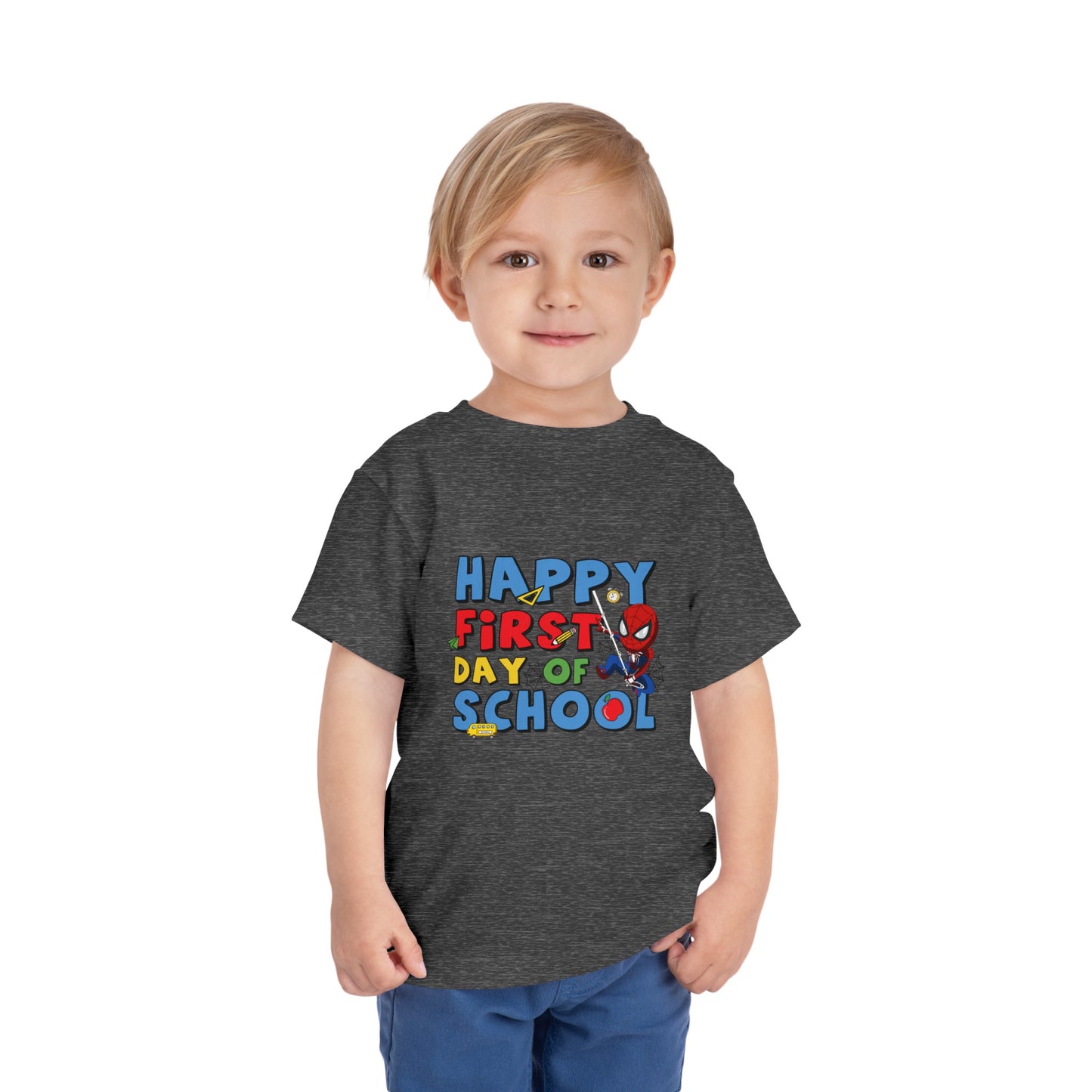 Happy First Day of School Toddler Short Sleeve Tee