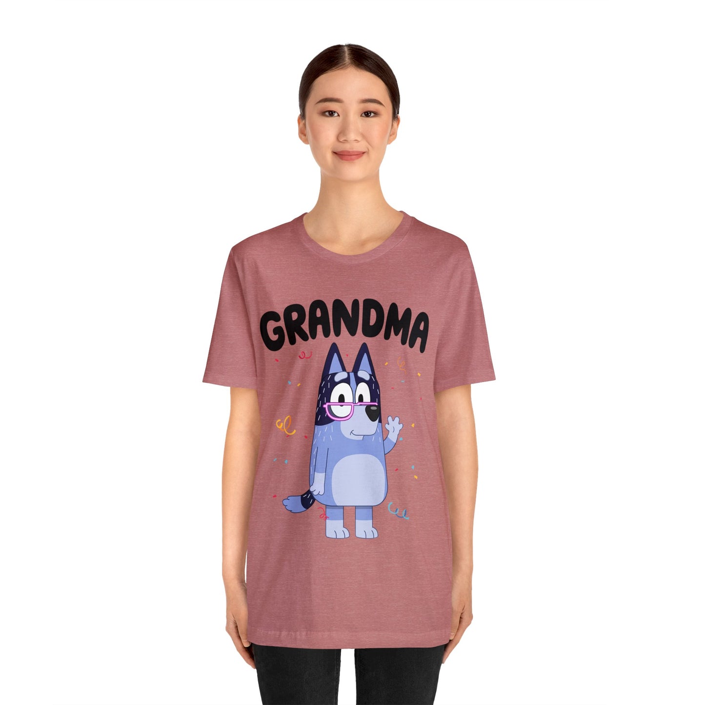 Grandma Bluey Birthday short sleeve Tshirt