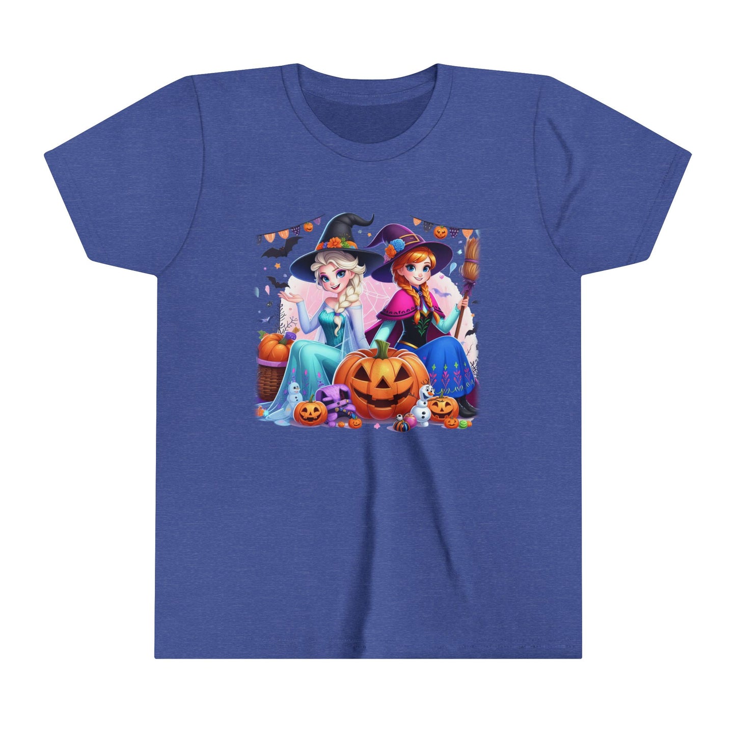 Elsa & Anna Youth Short Sleeve Tee
