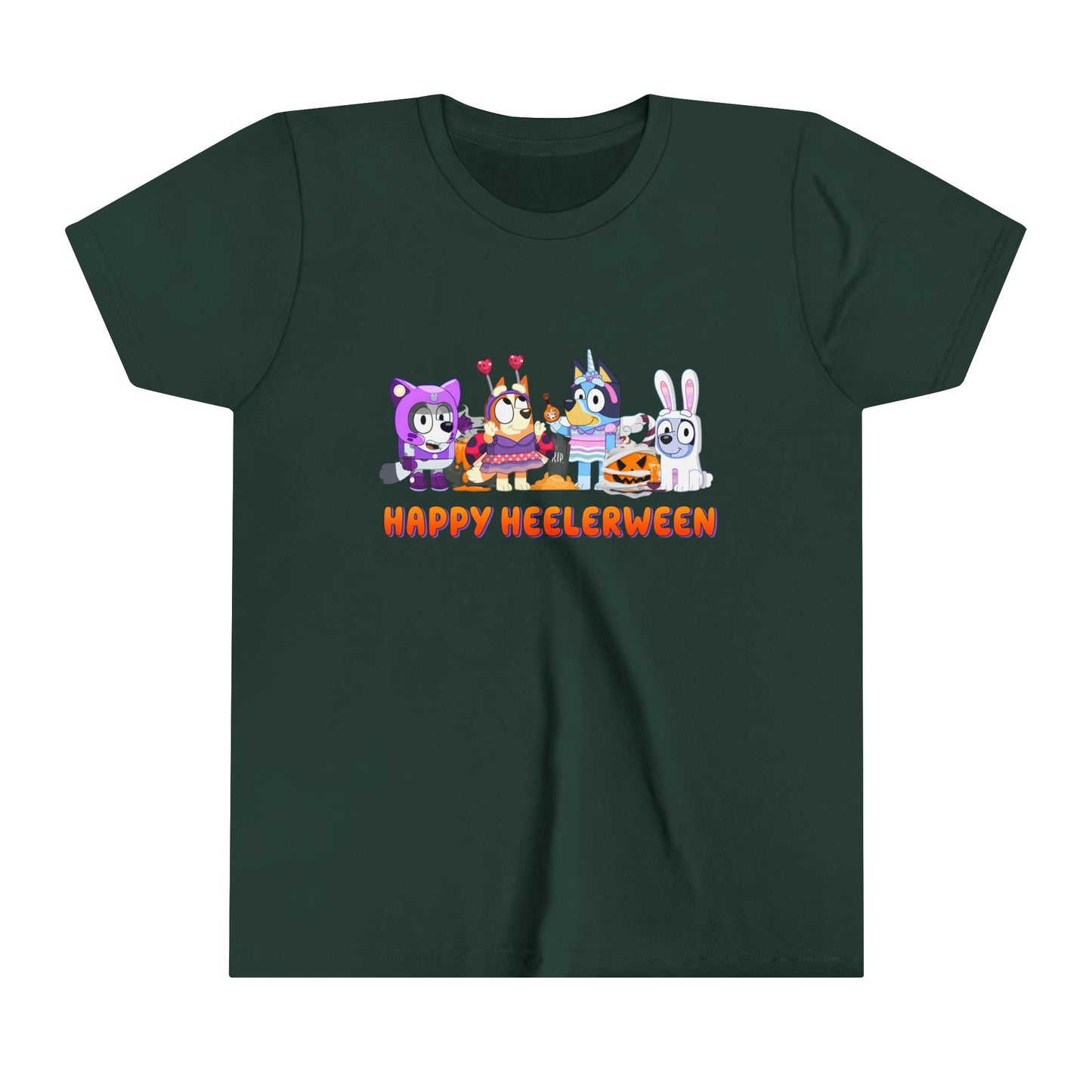 Happy Heelerween Youth Short Sleeve Tee