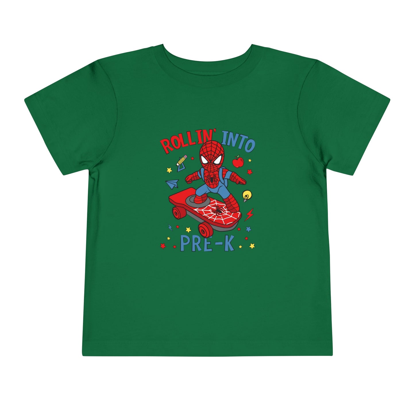 Rollin' Into Pre-K Toddler Short Sleeve Tee