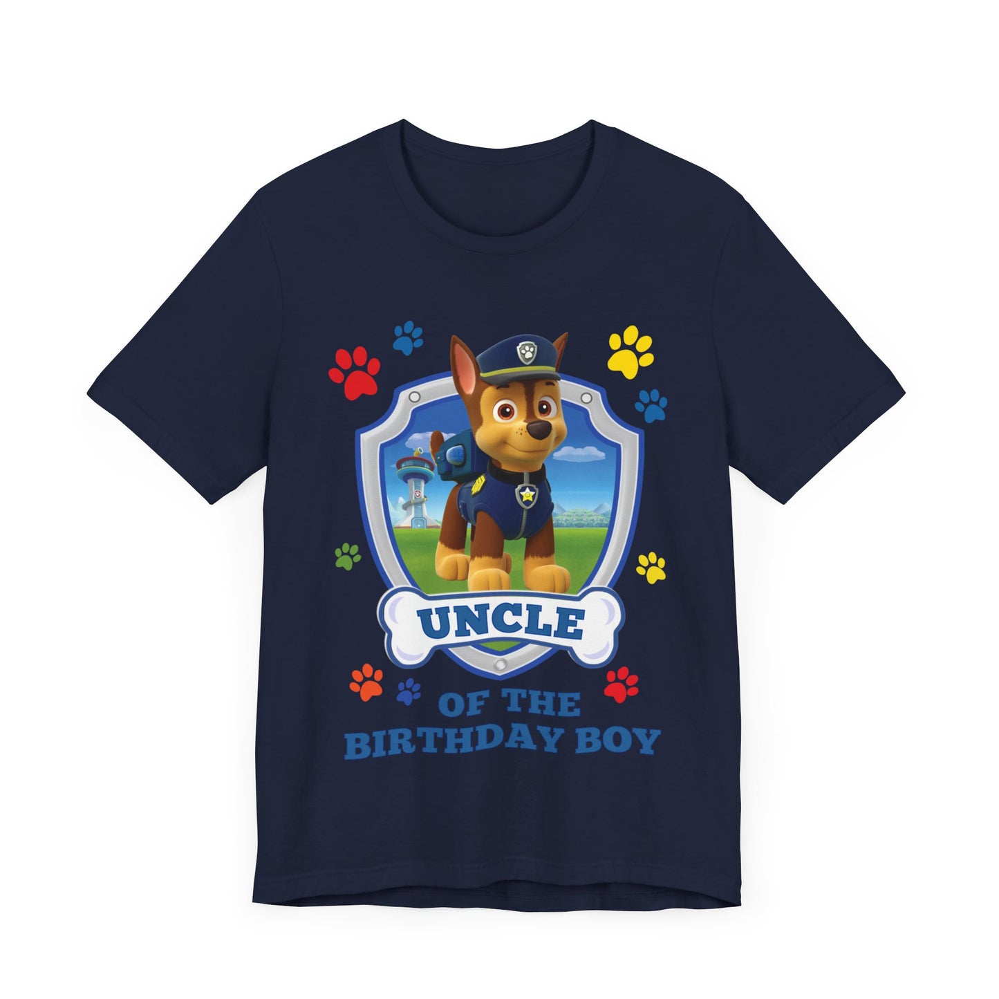 Uncle of the Birthday Boy Jersey Short Sleeve Tee