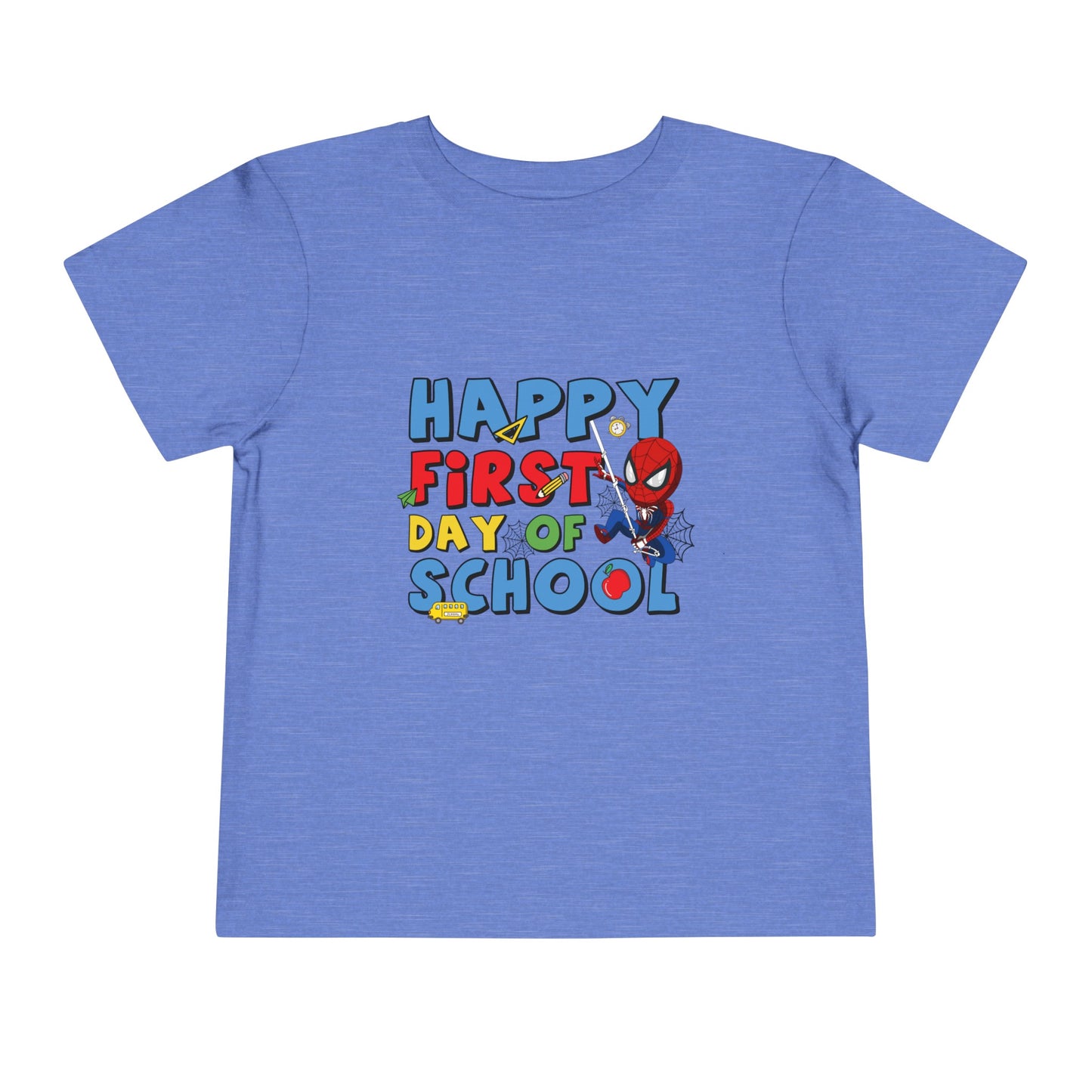 Happy First Day of School Toddler Short Sleeve Tee