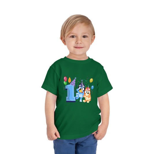 1st Birthday Toddler Short Sleeve Tee