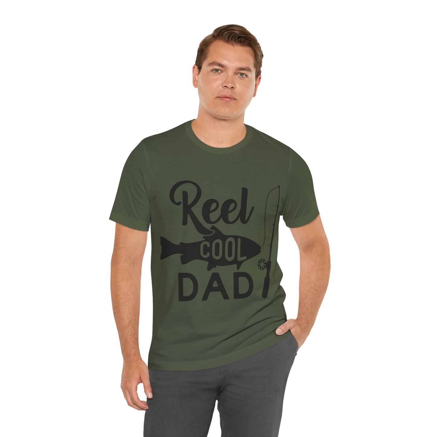 Reel Cool Dad Jersey Short Sleeve Tee