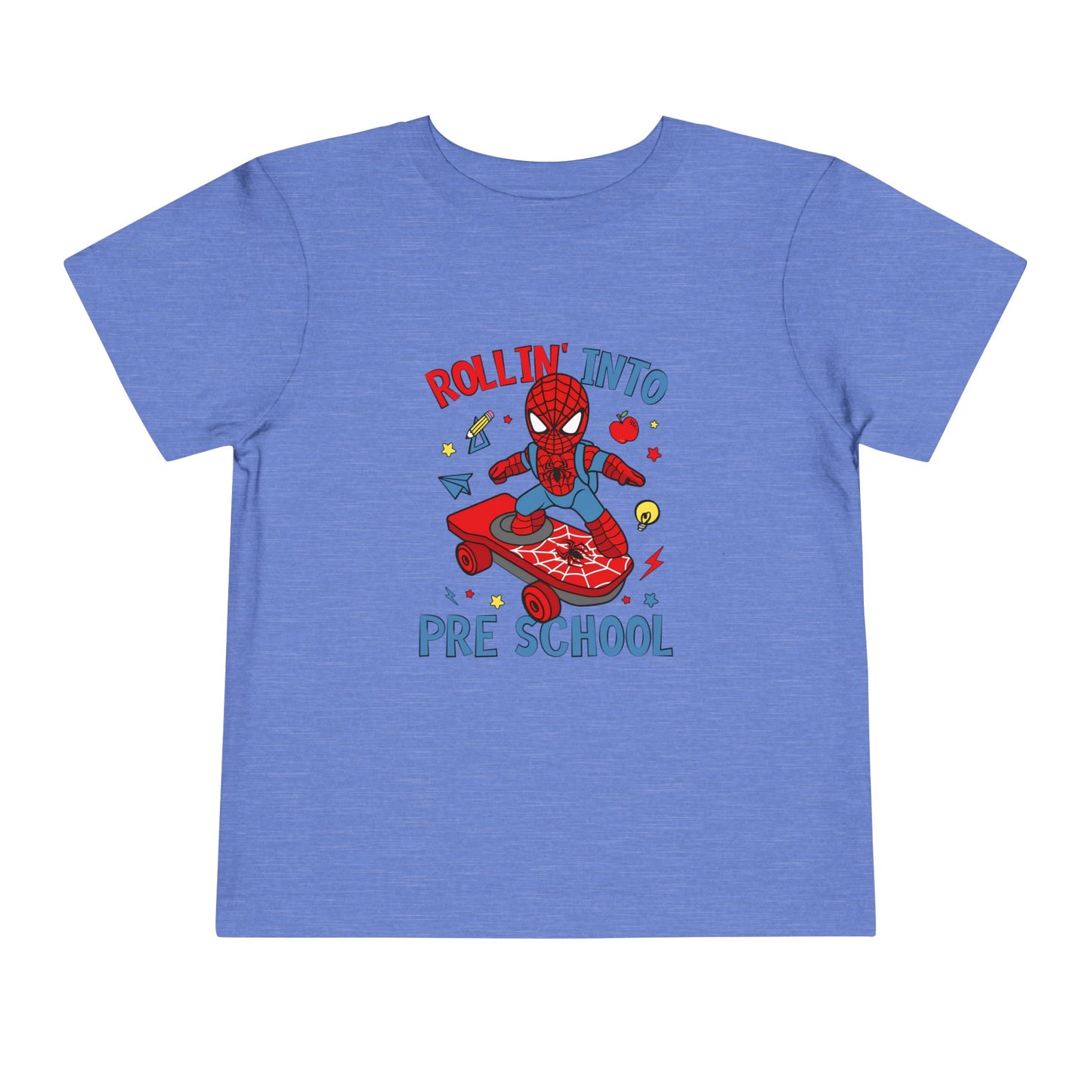 Rollin' Into Preschool Toddler Short Sleeve Tee
