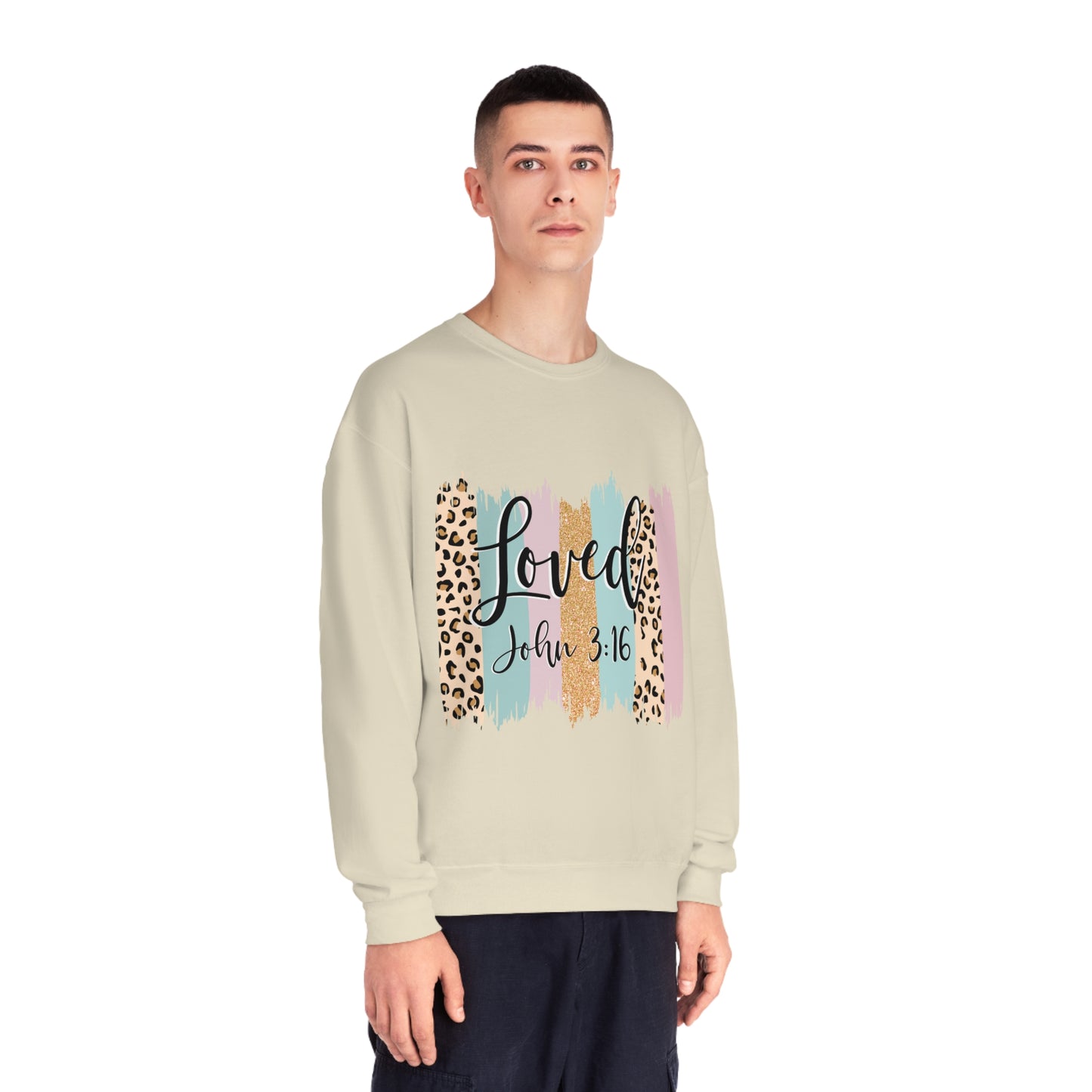 Loved John 3:16 Crewneck Sweatshirt