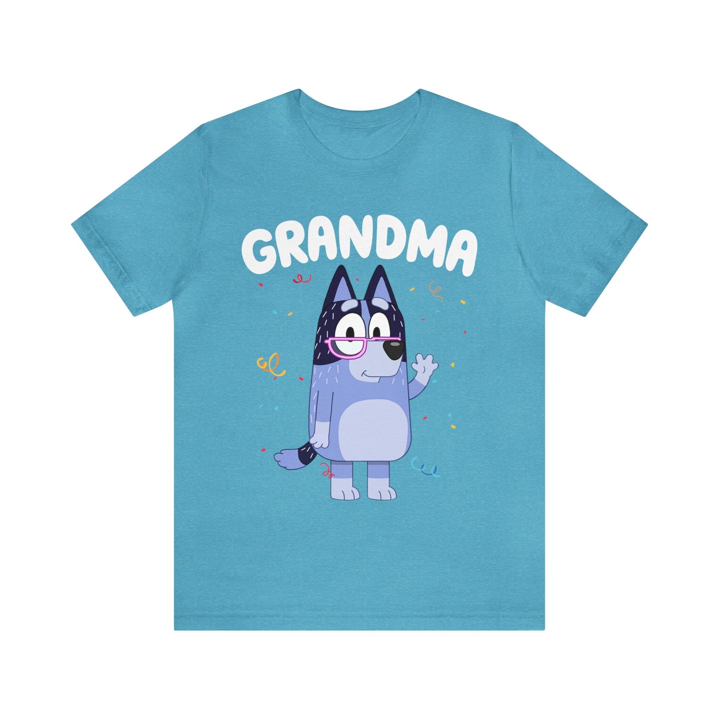 Grandma Bluey Birthday short sleeve Tshirt