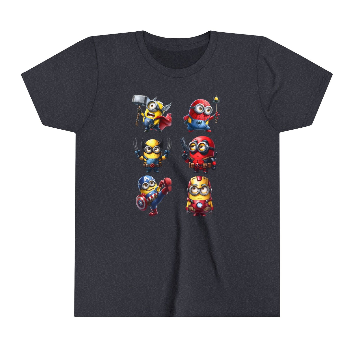 Marvel minions Youth Short Sleeve Tee