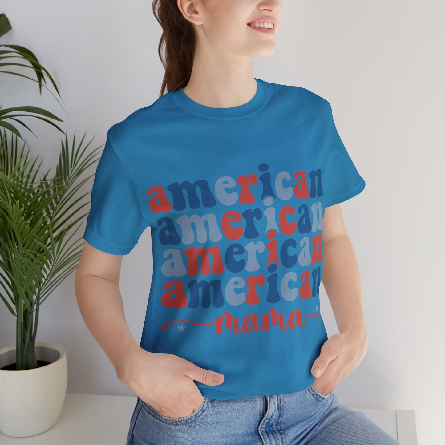 American Mama Jersey Short Sleeve Tee