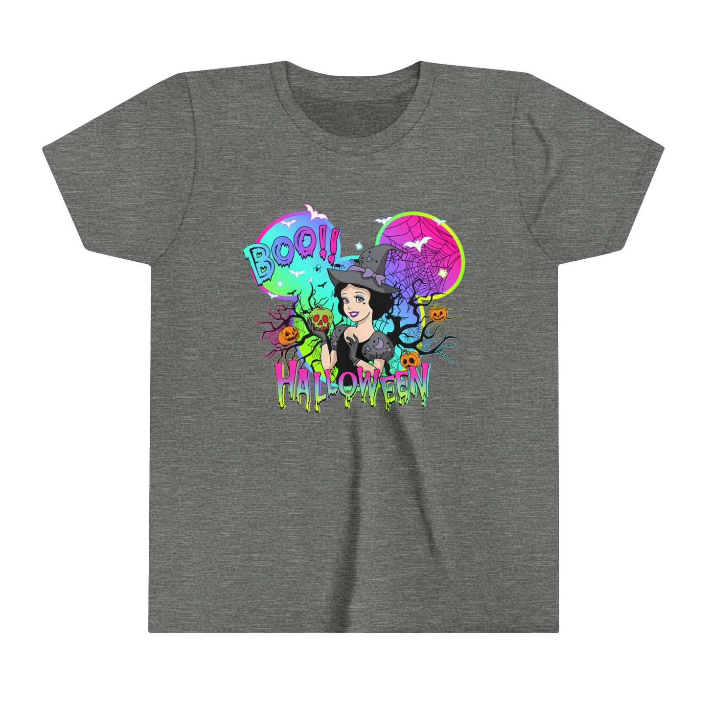 Snow White Boo! HalloweenYouth Short Sleeve Tee