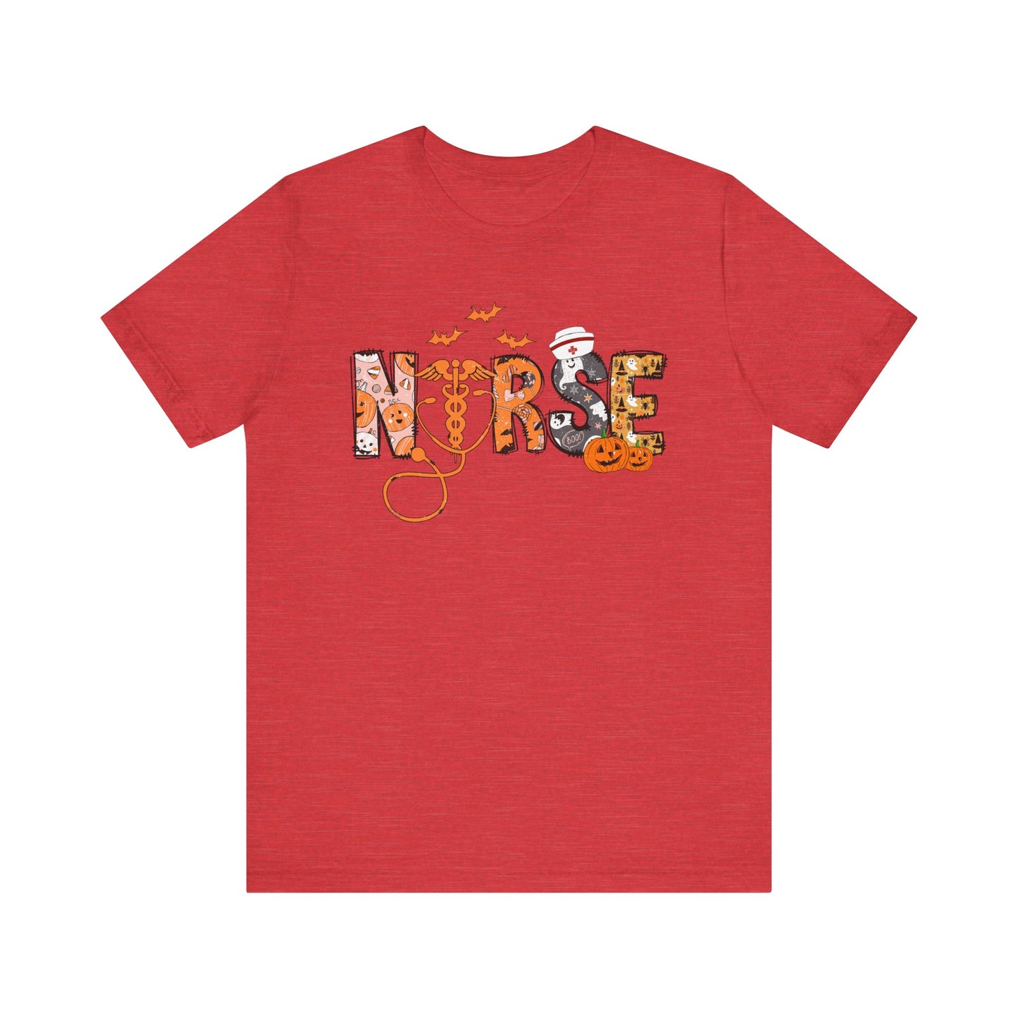Nurse Halloween Jersey Short Sleeve Tee