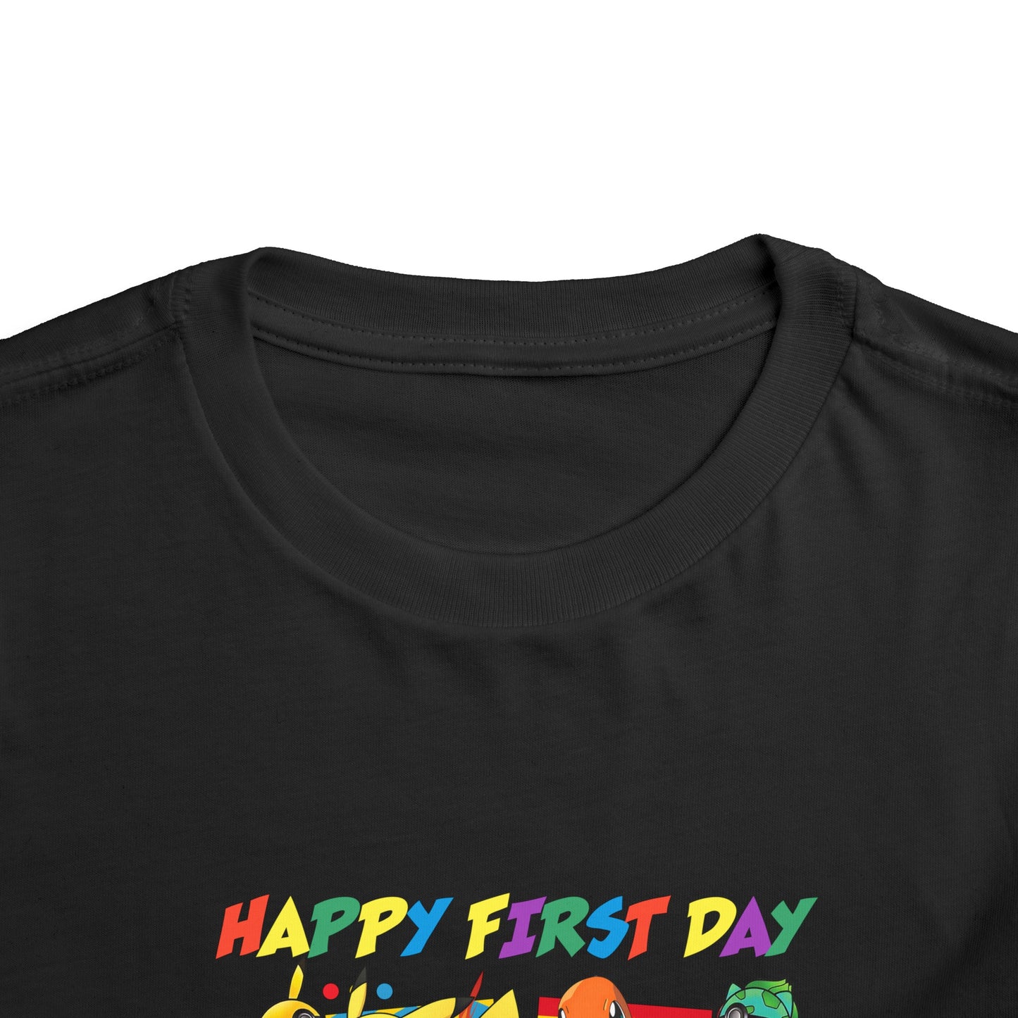 Happy First Day of School Toddler Short Sleeve Tee