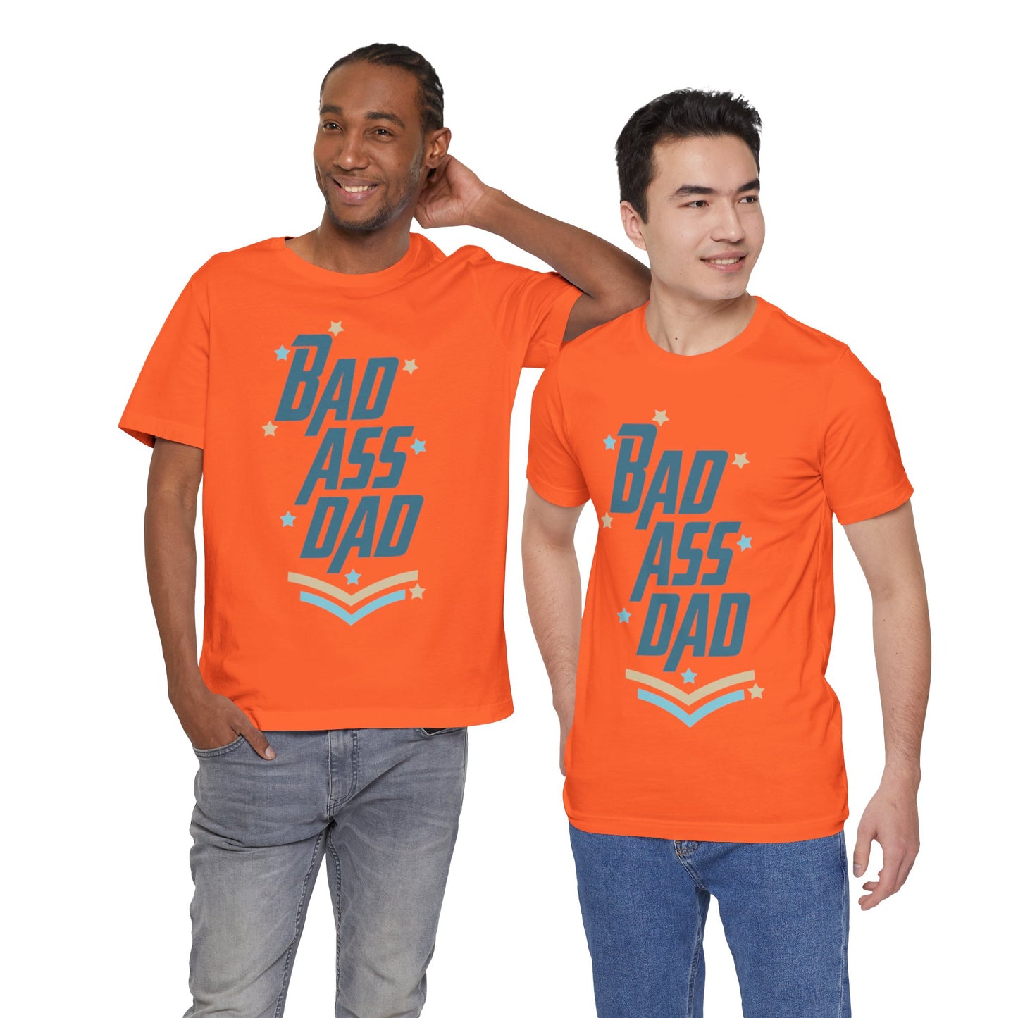 Bad Ass Dad Jersey Short Sleeve Tee