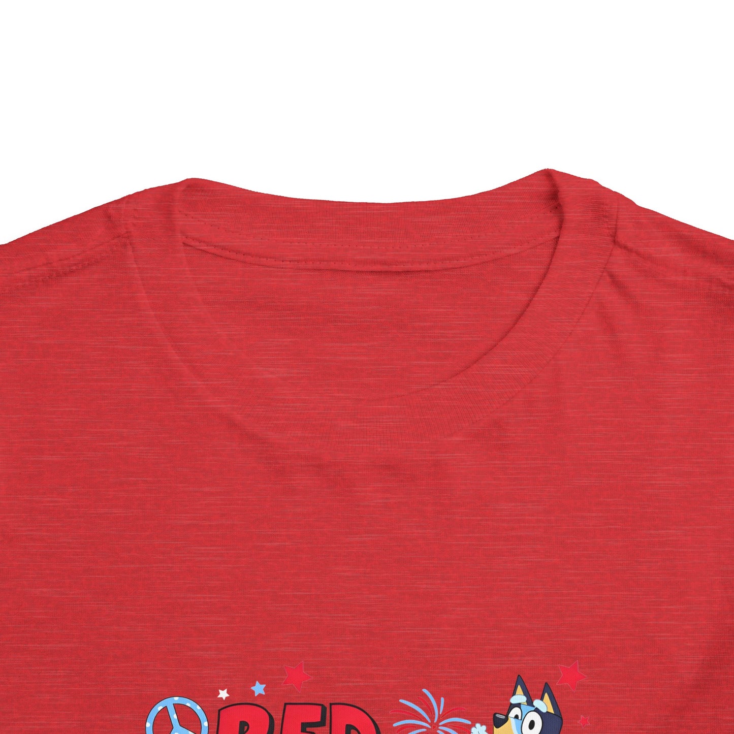 Red, White & Bluey Toddler Short Sleeve Tee