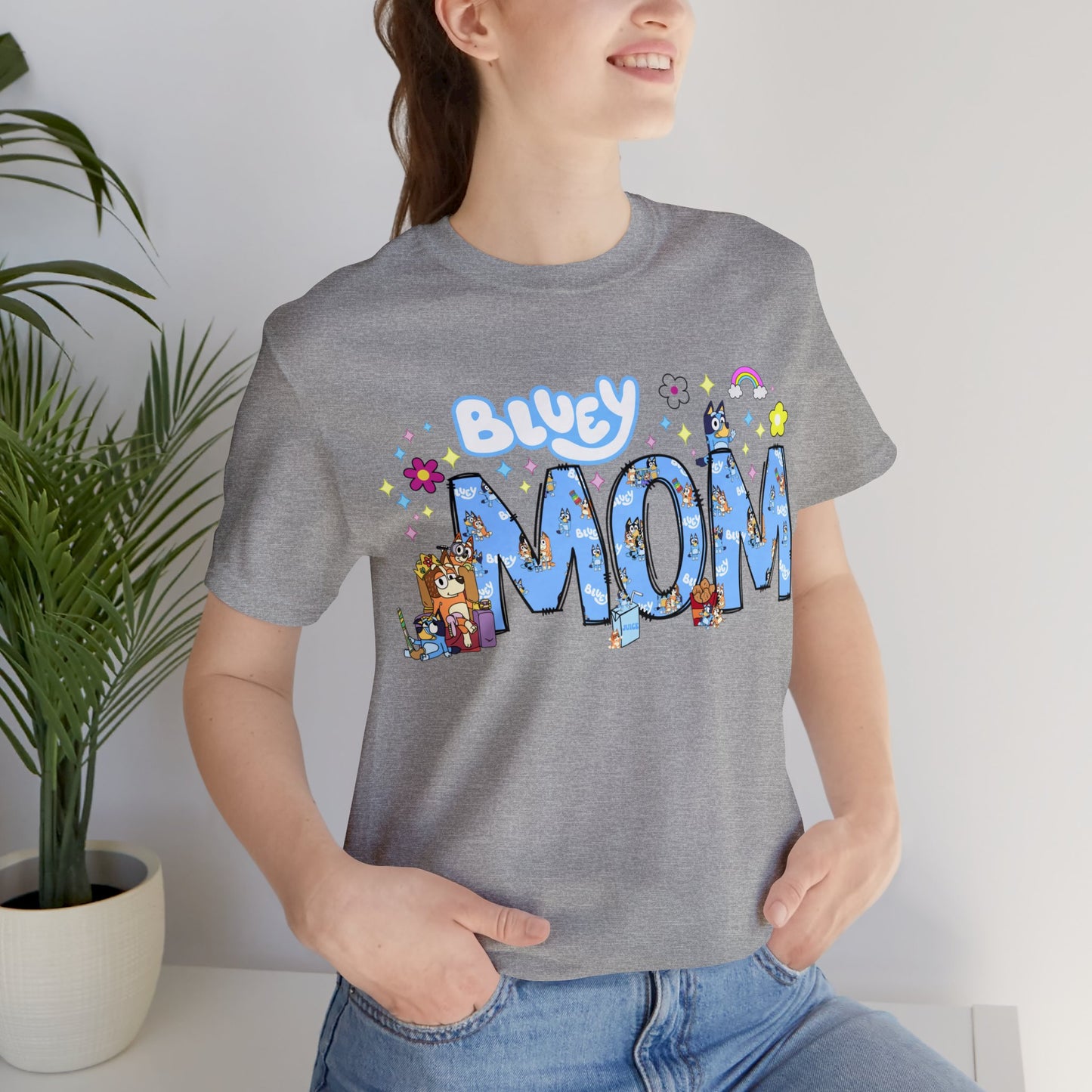 BLUEY MOM AFFIRMATIONS short sleeve tshirt