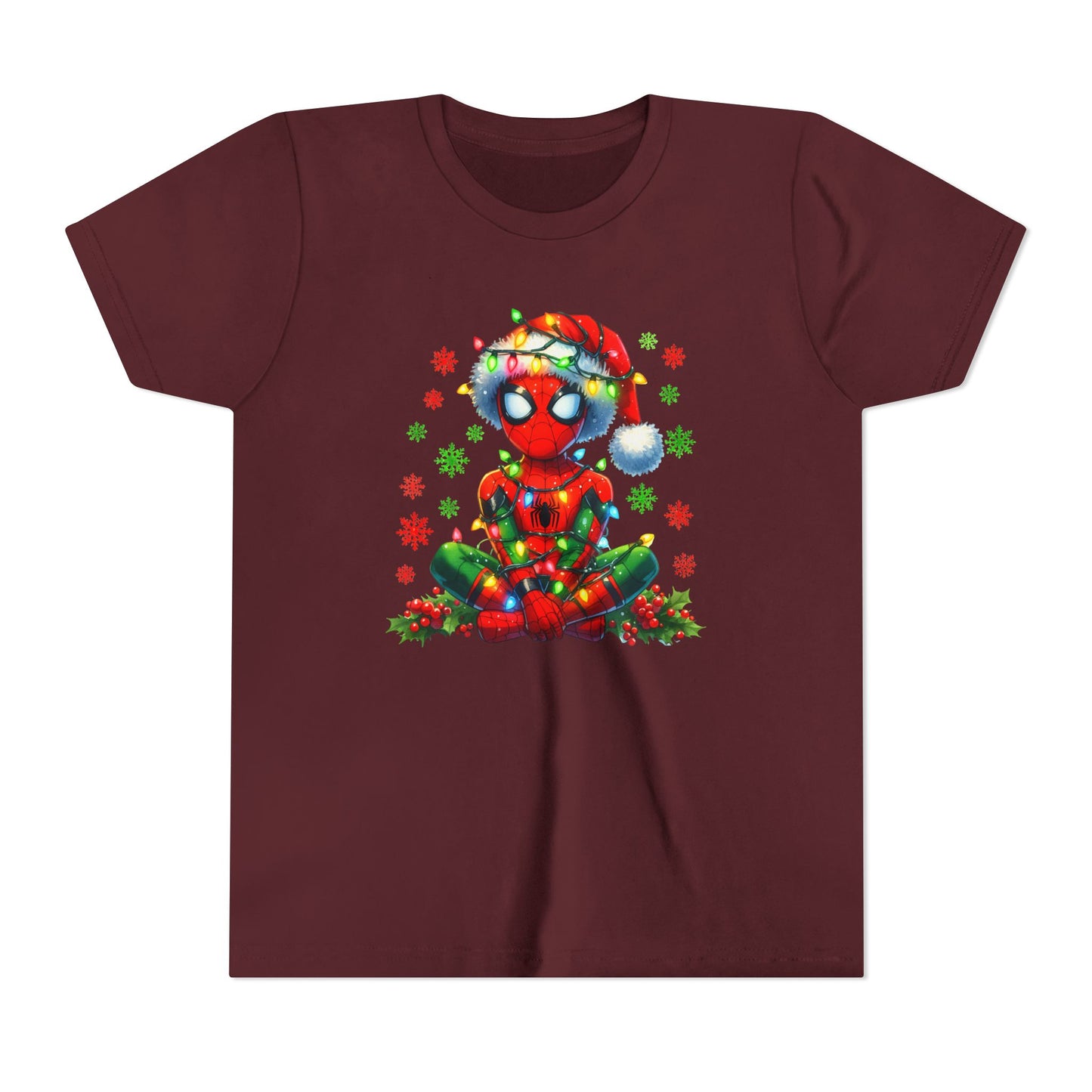 Spidey Christmas Youth Short Sleeve Tee