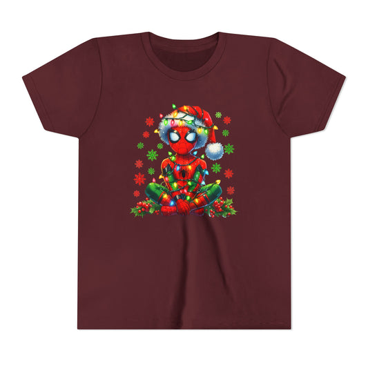Spidey Christmas Youth Short Sleeve Tee